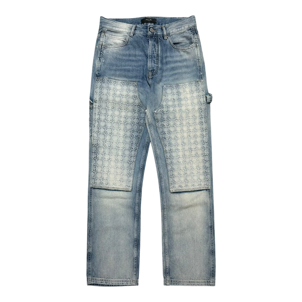 Antique Indigo MA Quad Debossed Carpenter Jeans