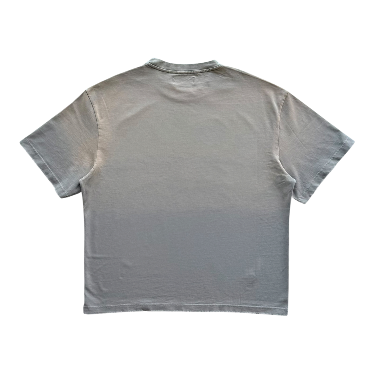Magazine Cover Distressed Tee Tan