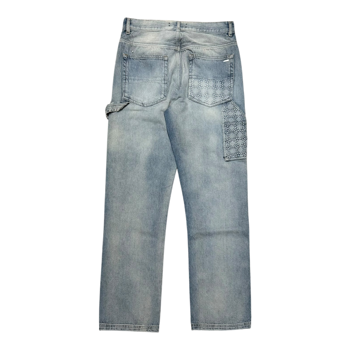 Antique Indigo MA Quad Debossed Carpenter Jeans