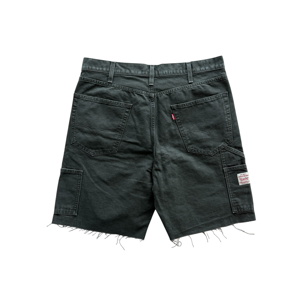 Orange Patch Charcoal Grey Carpenter Short