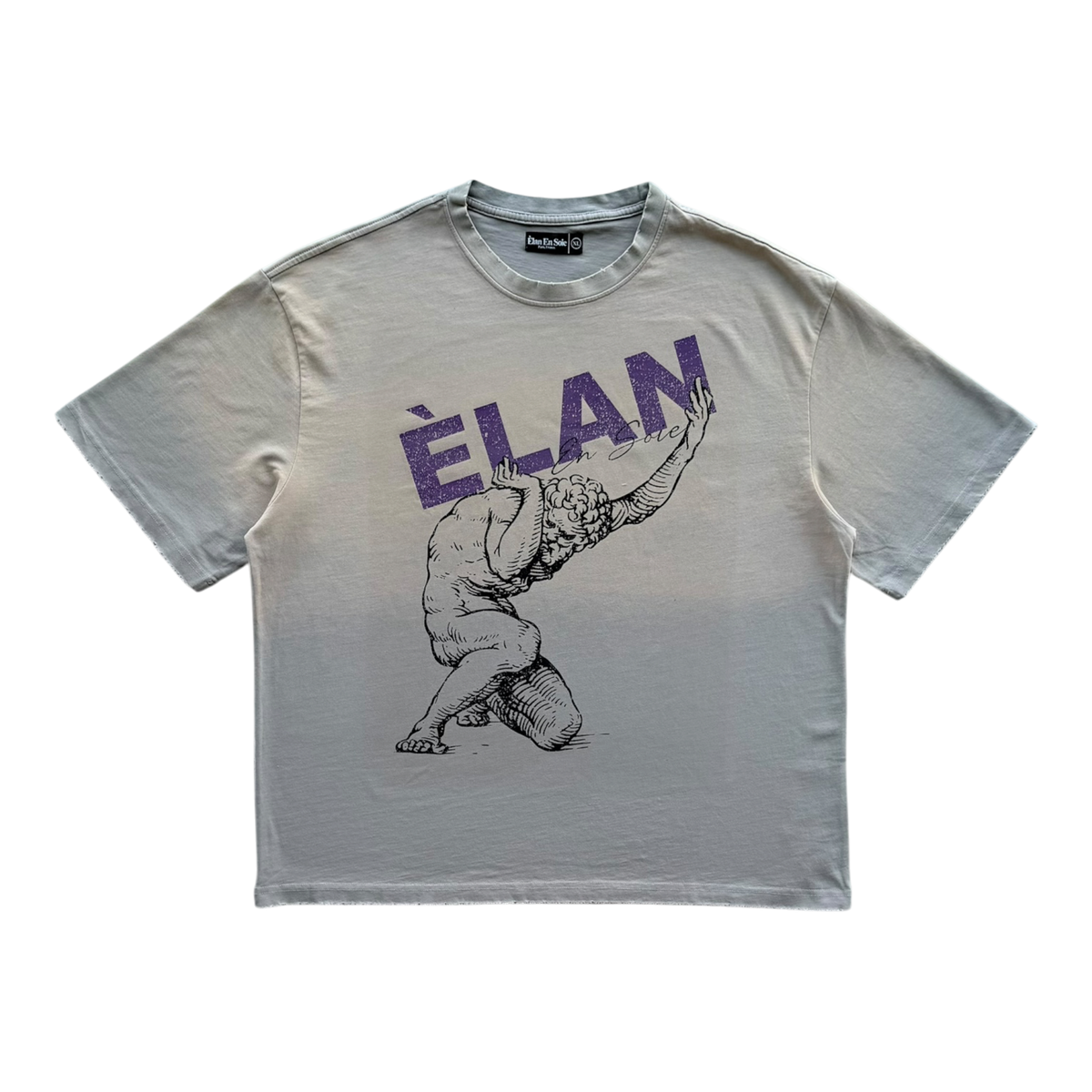 Holding Elan Distressed Tee Tan