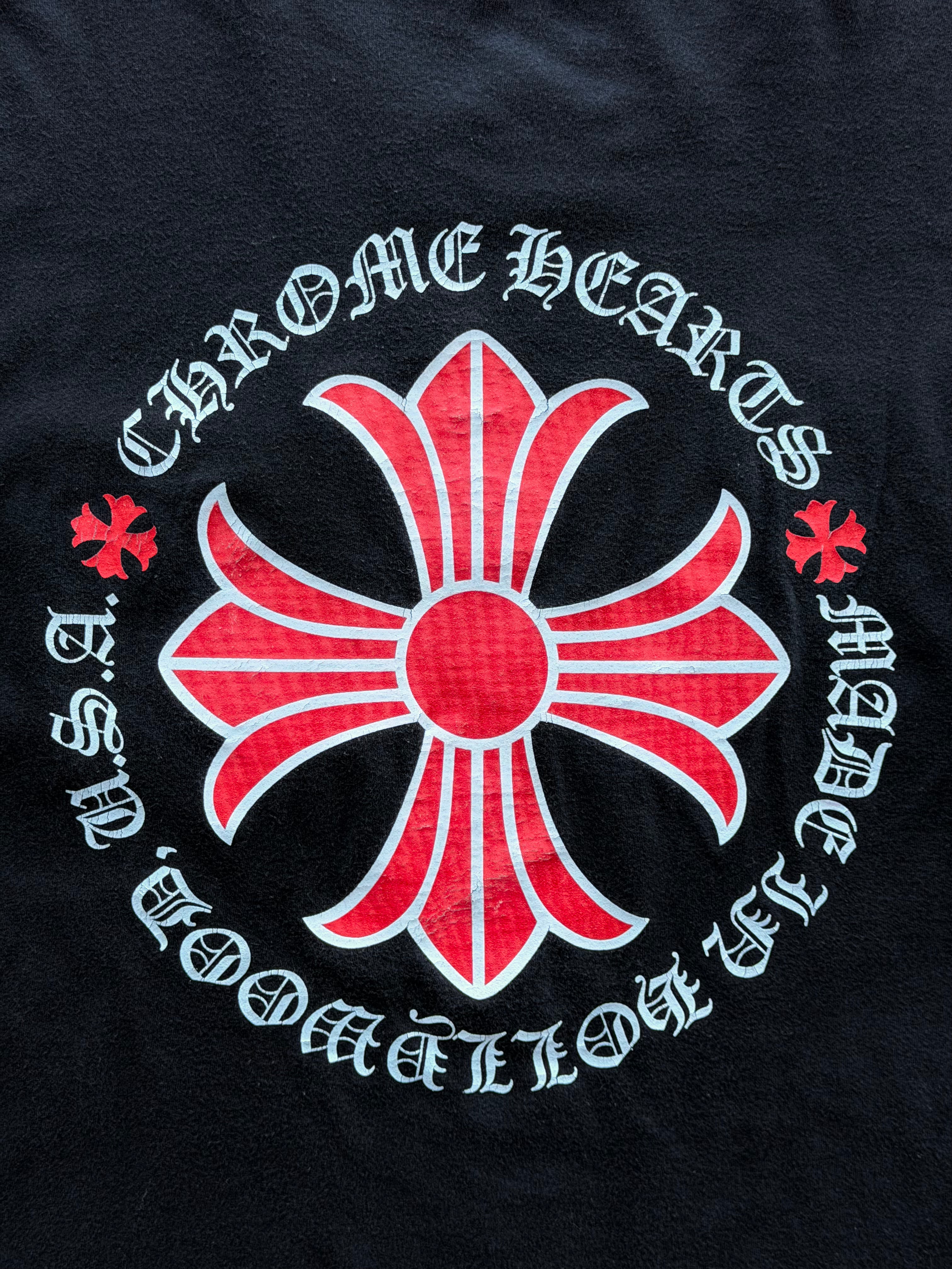 Black Red Cross Tee