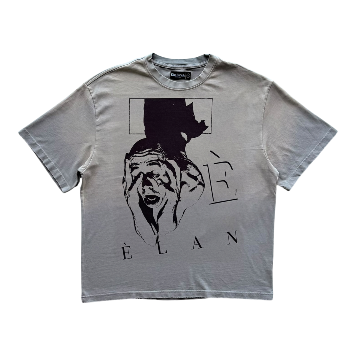 Scream Distressed Tee Tan