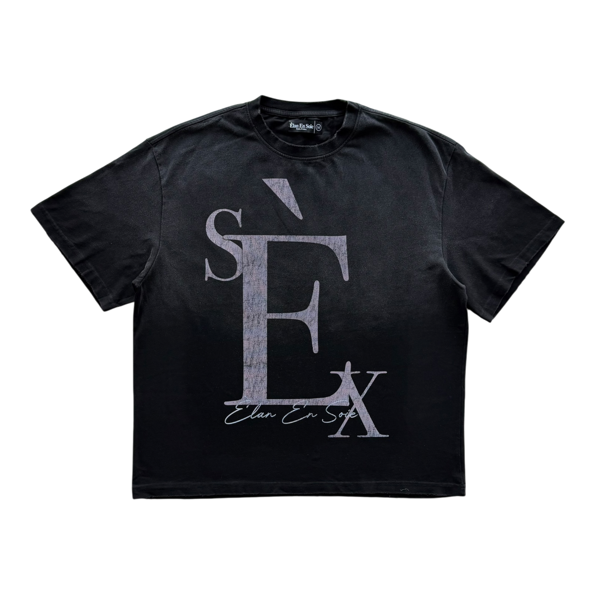 Sex Distressed Tee Black
