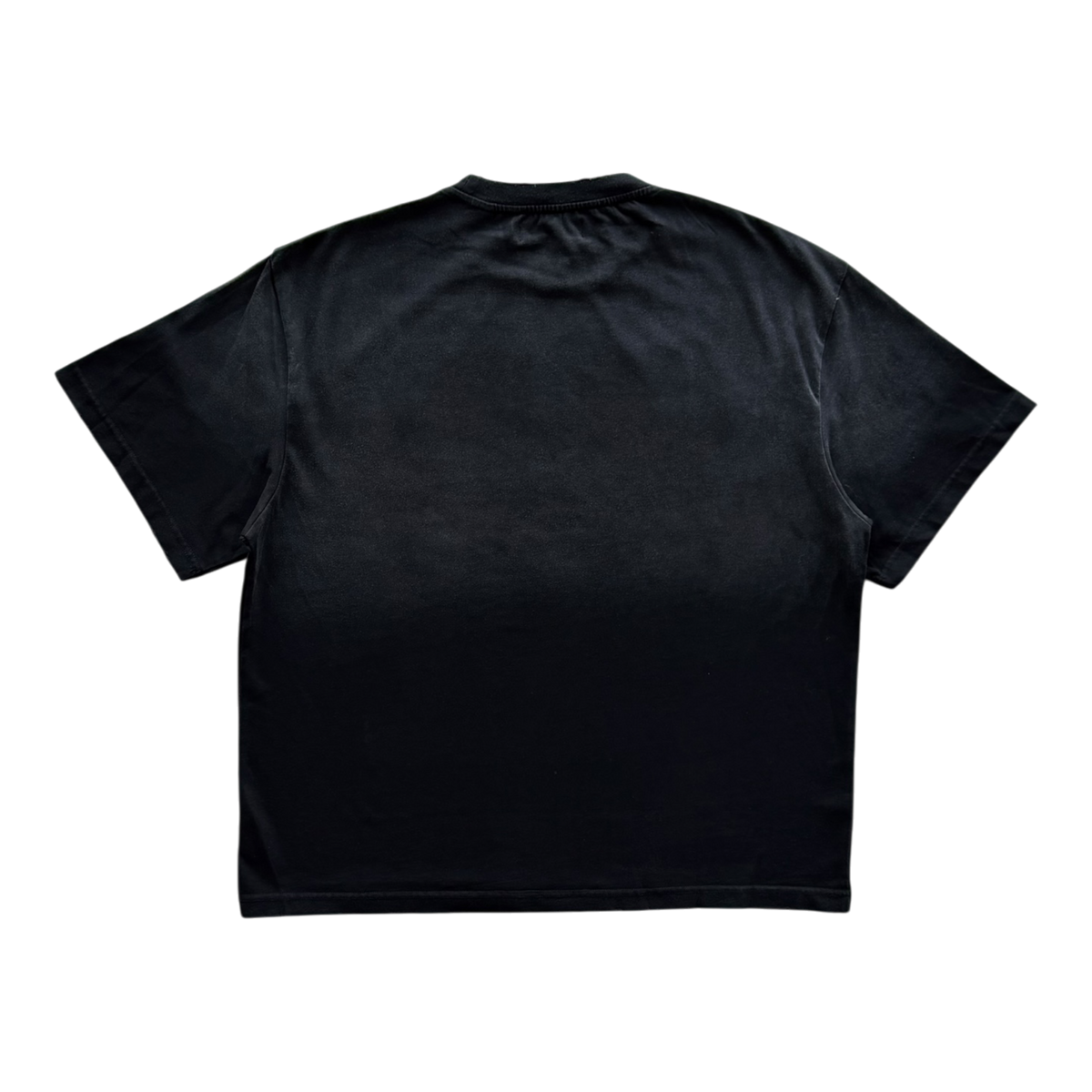 Stallion Distressed Tee Black