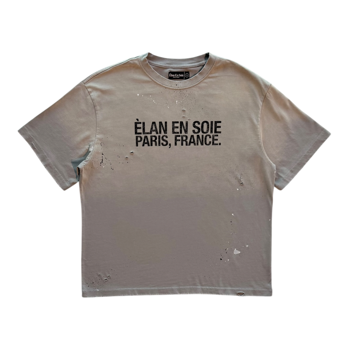 Vintage Distressed Tee Tan