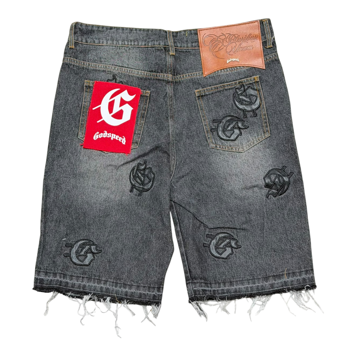 Infinity Denim Shorts Black