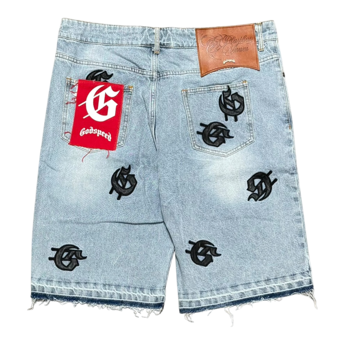 Infinity Denim Shorts Blue