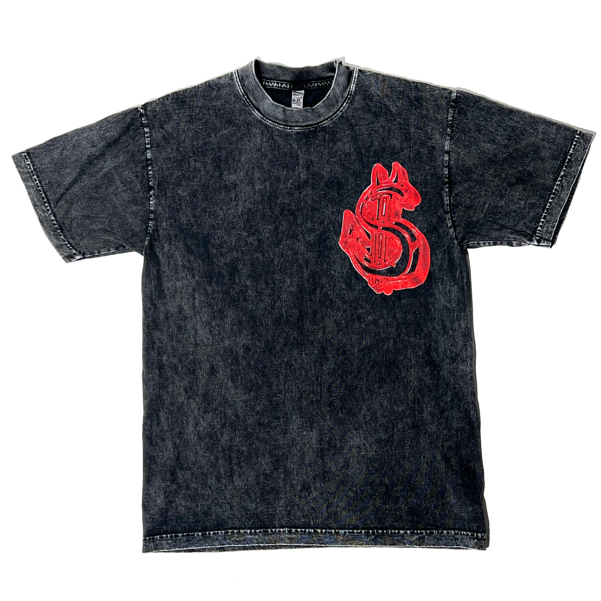 Rolling Saints Tee Washed Black
