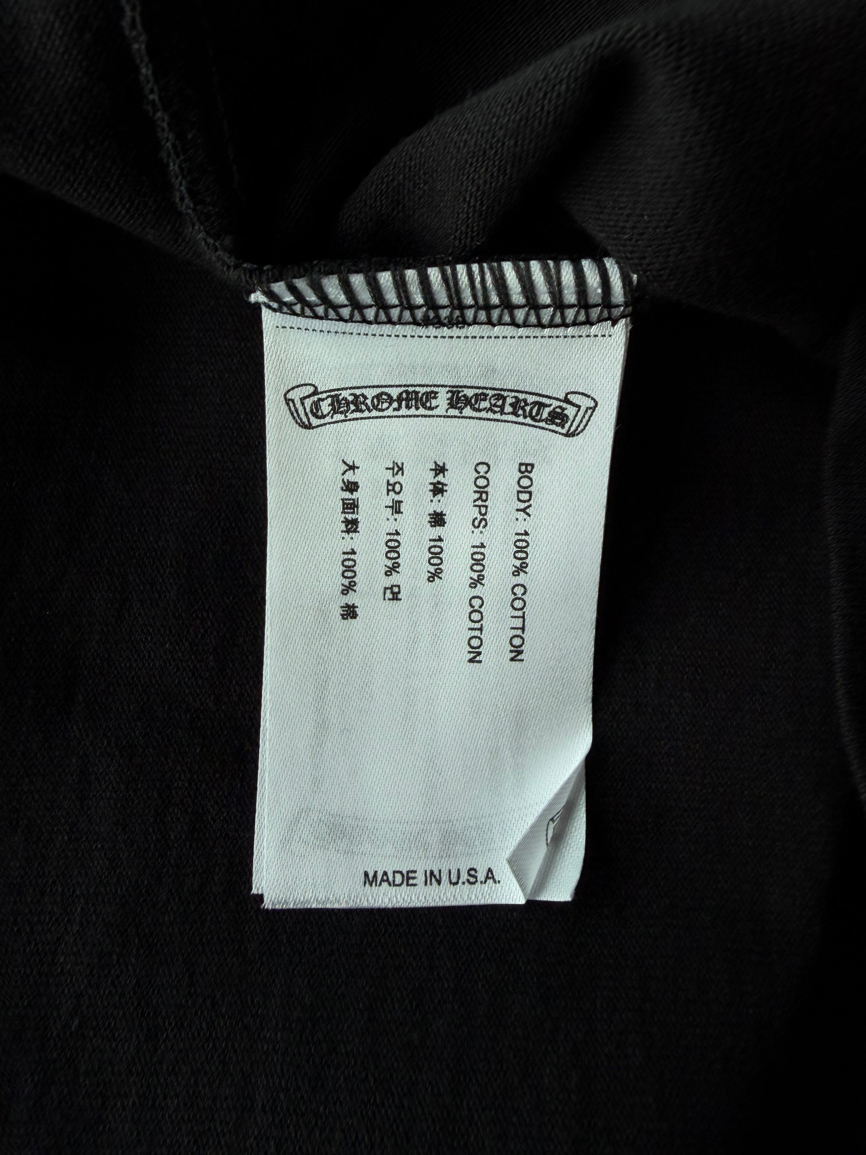 Rainbow Foil Scroll Logo Tee Black
