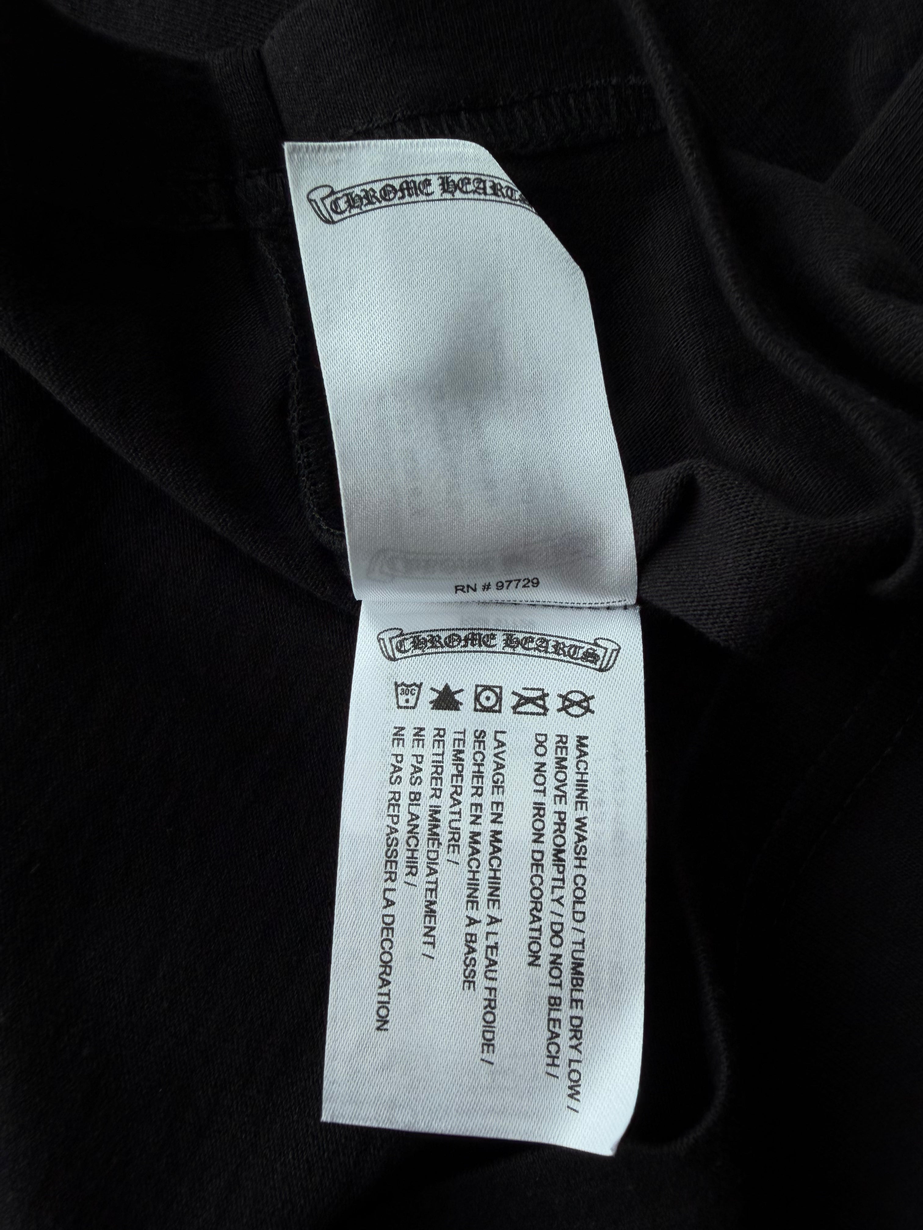 Rainbow Foil Scroll Logo Tee Black