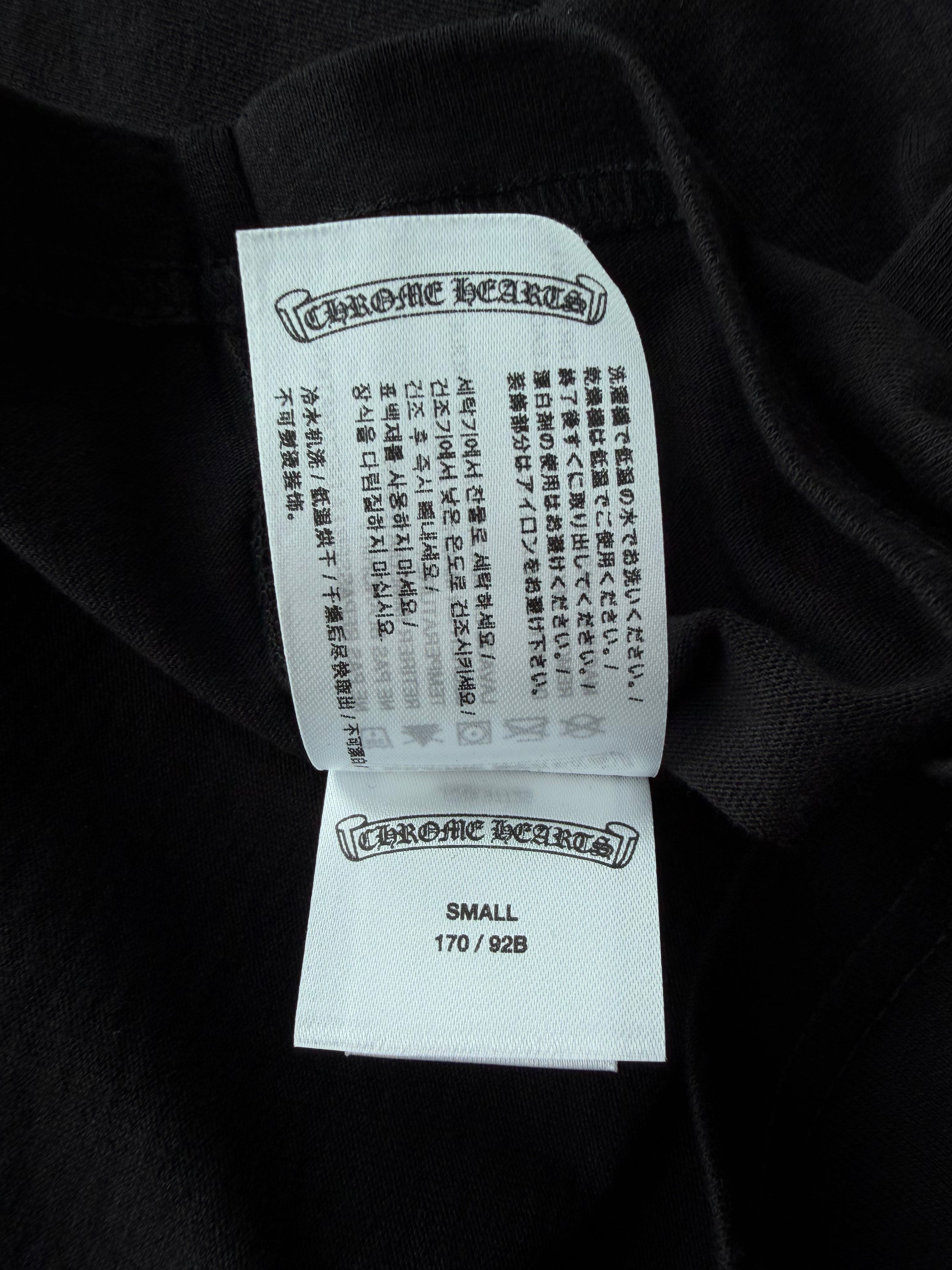 Rainbow Foil Scroll Logo Tee Black