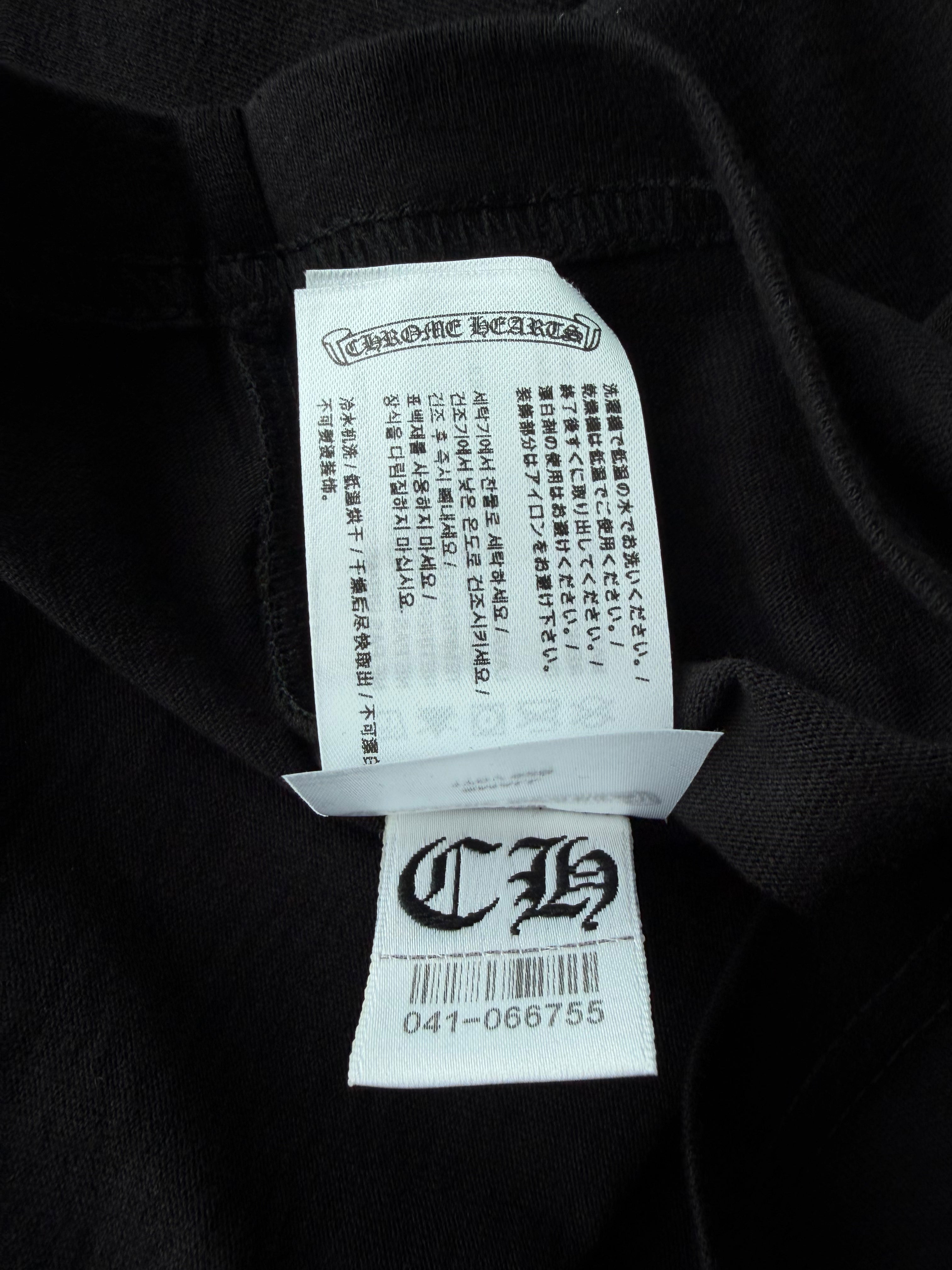 Rainbow Foil Scroll Logo Tee Black