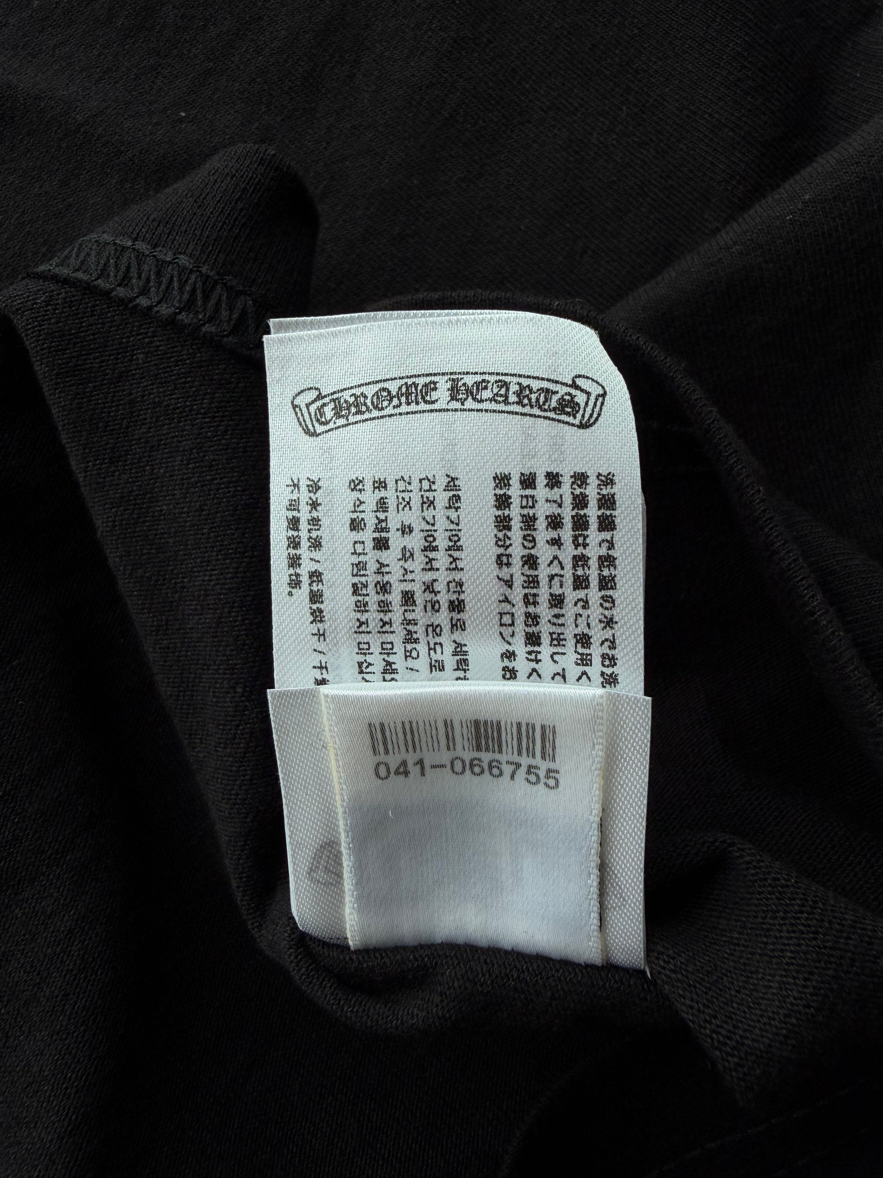 Rainbow Foil Scroll Logo Tee Black