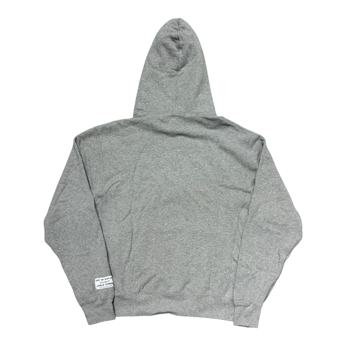 Center Logo Hoodie Heather Grey
