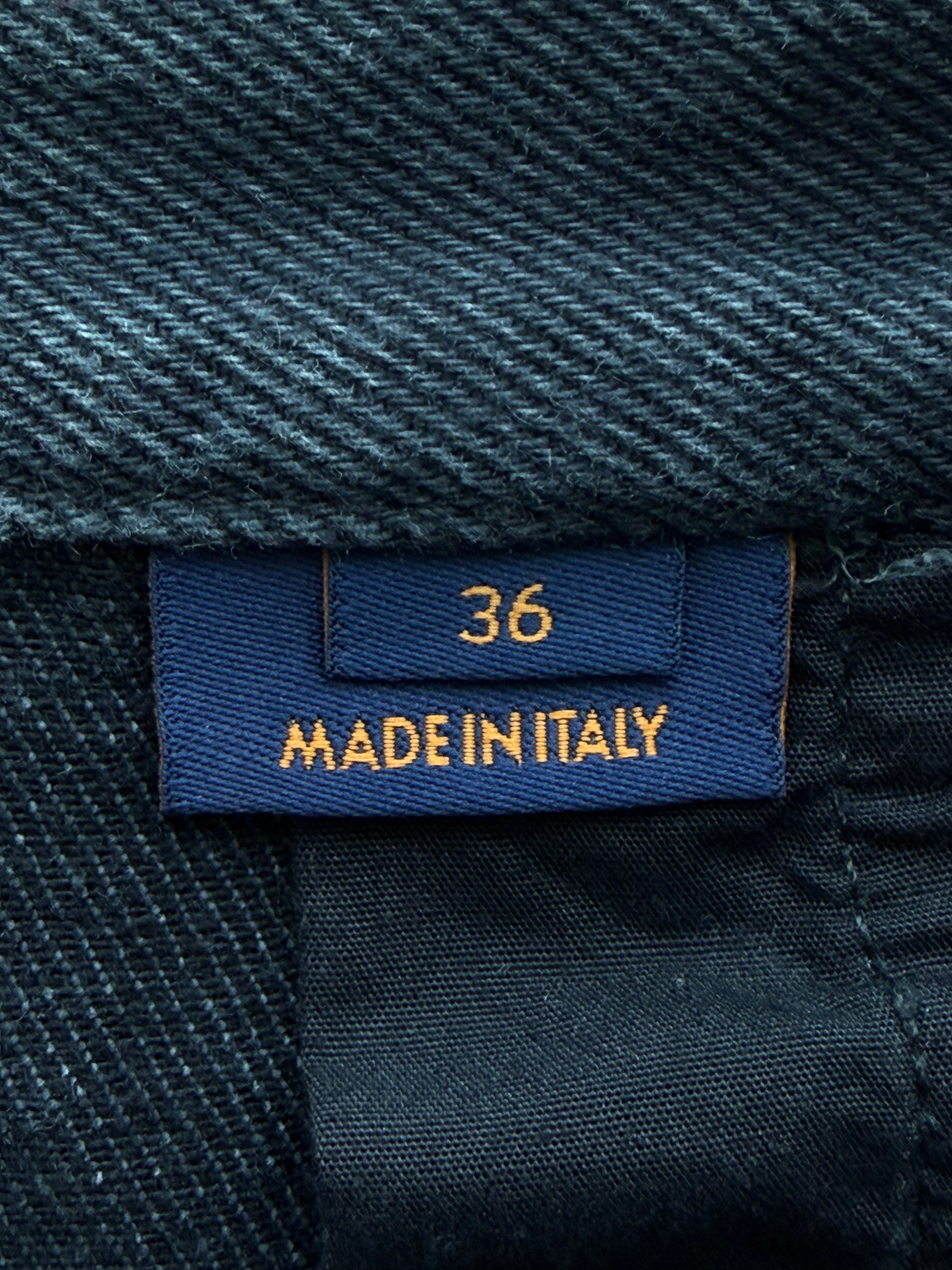 Denim Monogram Carpenter Pants Black