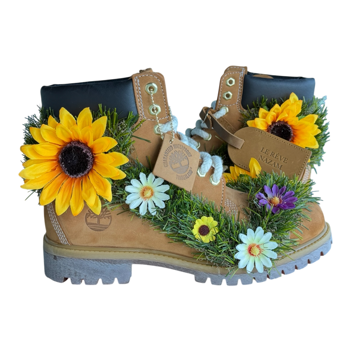 Flower Timberland Boot