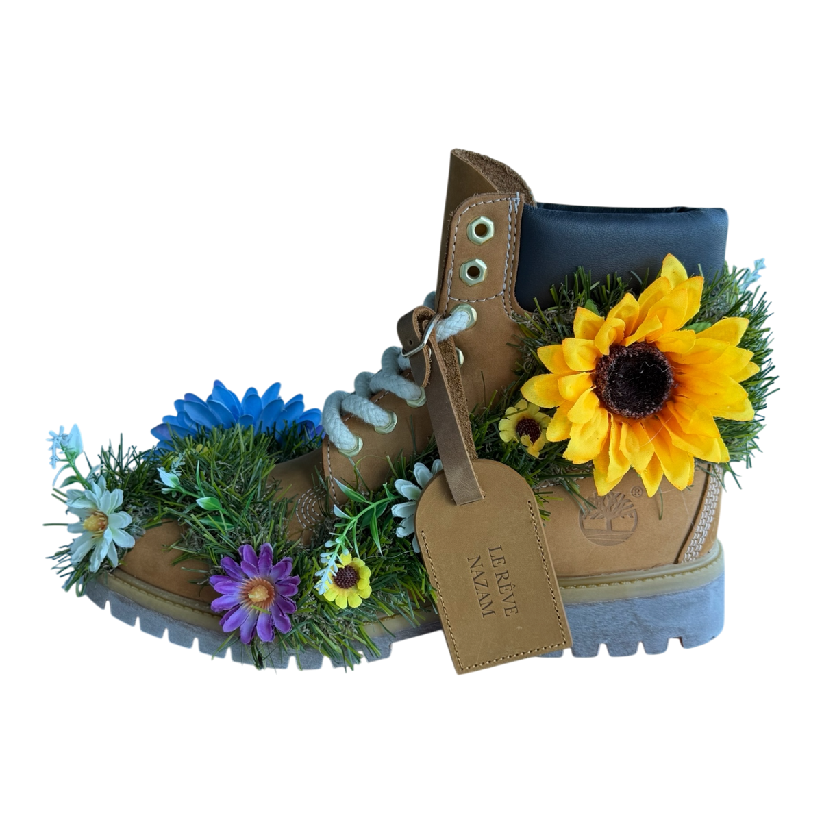 Flower Timberland Boot