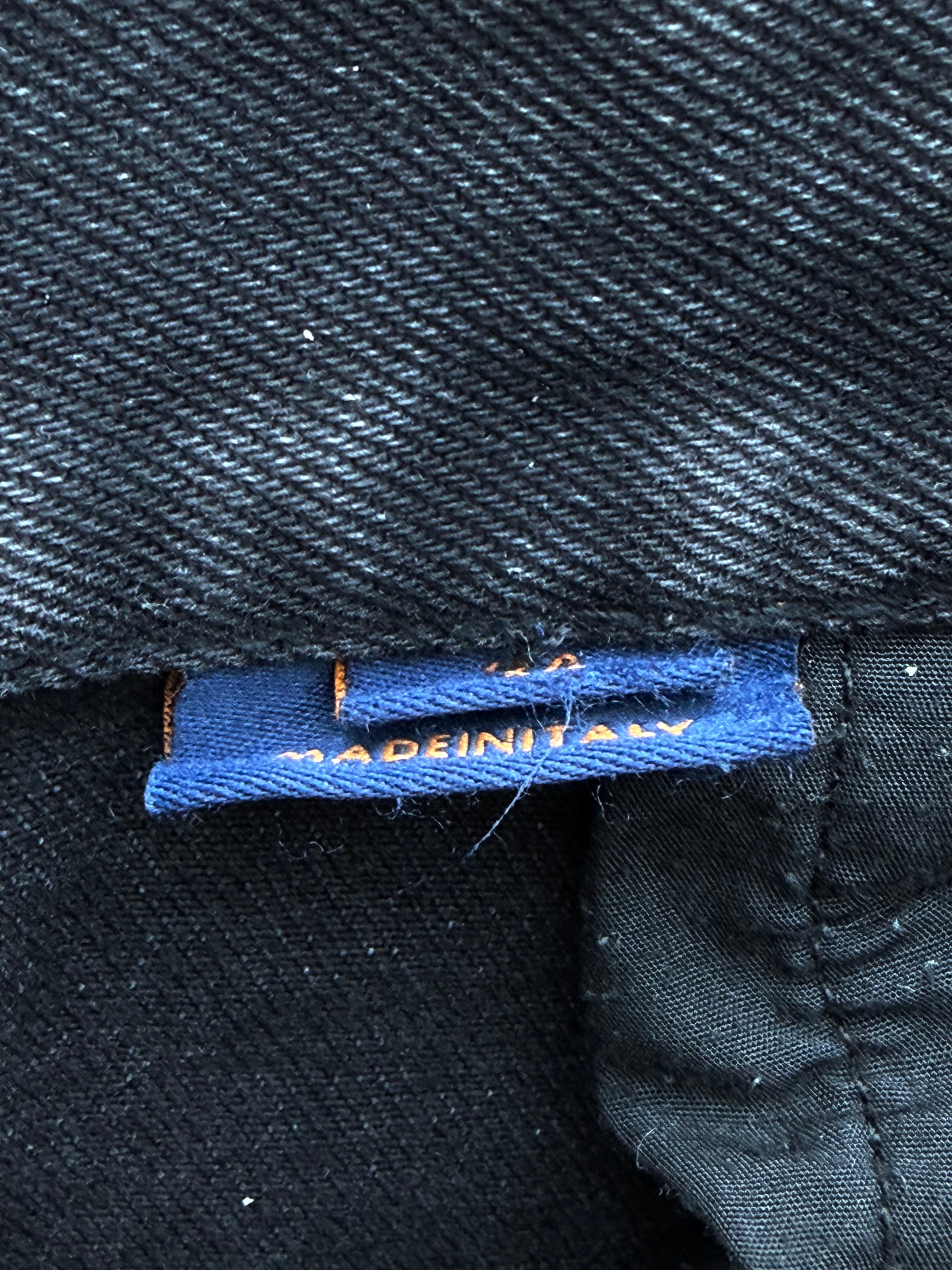 Denim Monogram Carpenter Pants Black