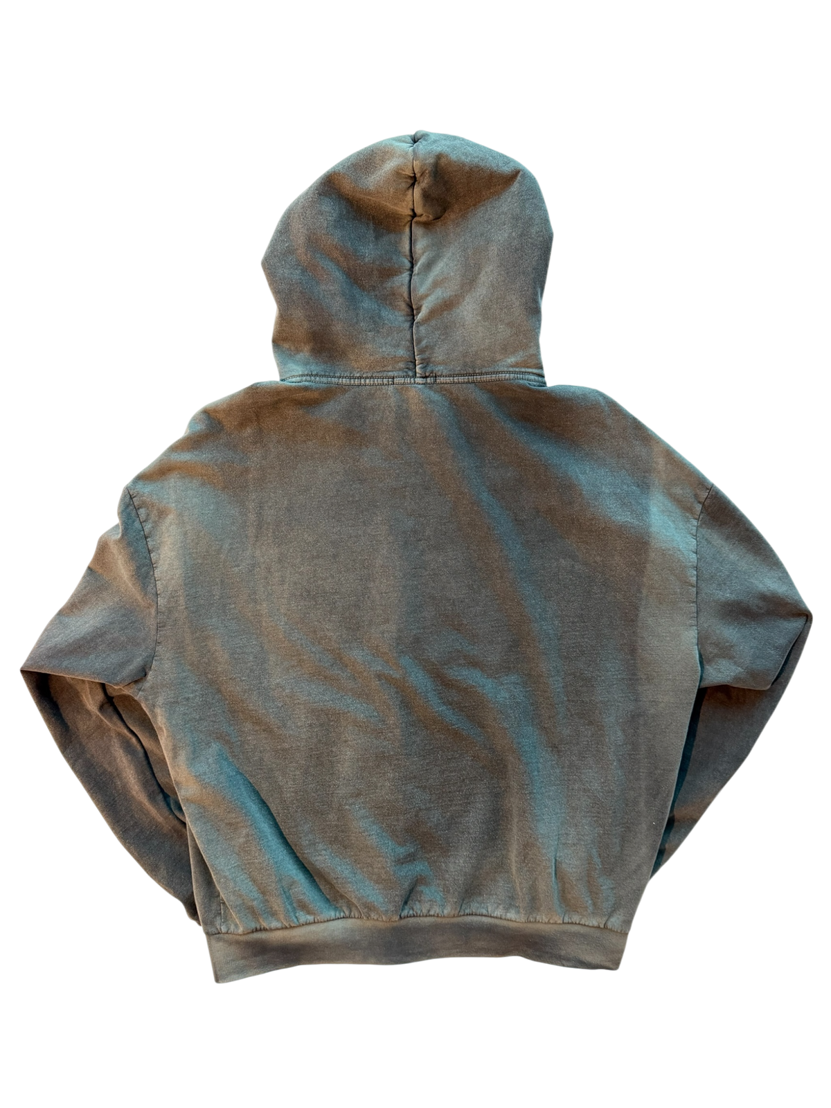 Green Flames Vintage Rhinestone Zip Up