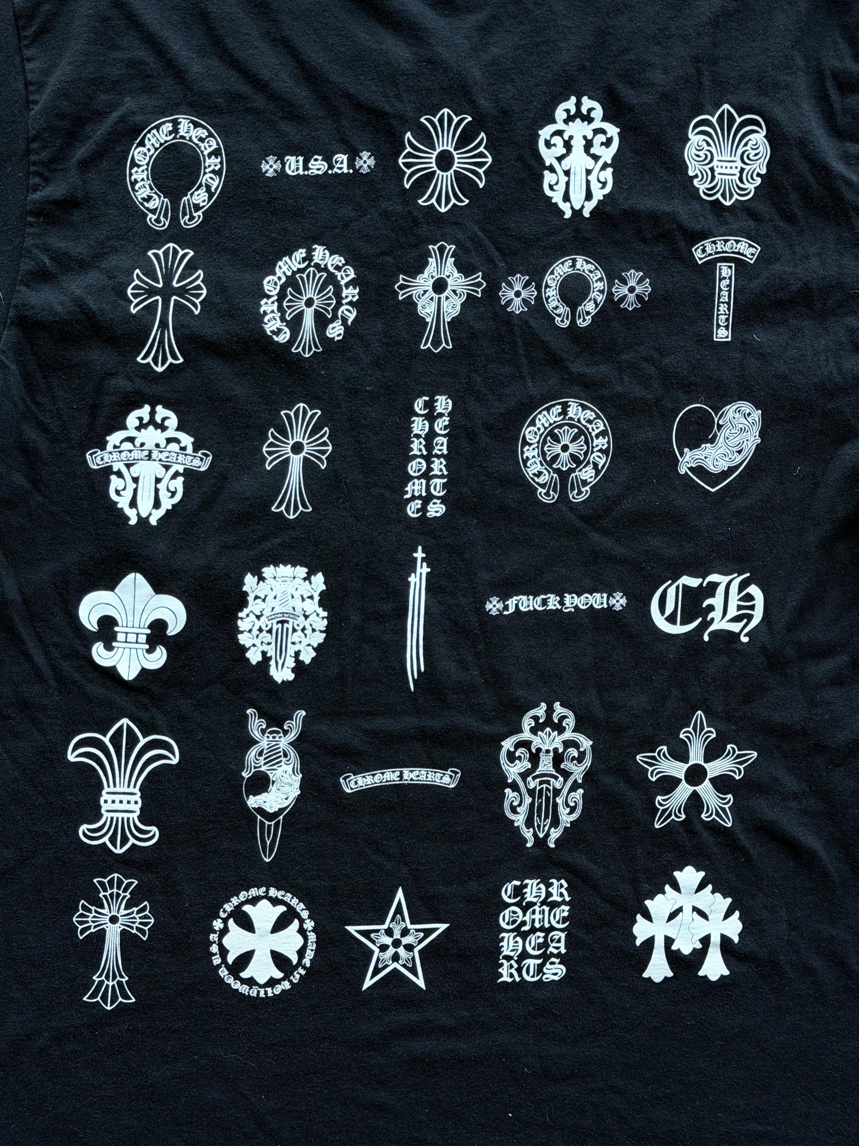 Multi Logo Tee Black