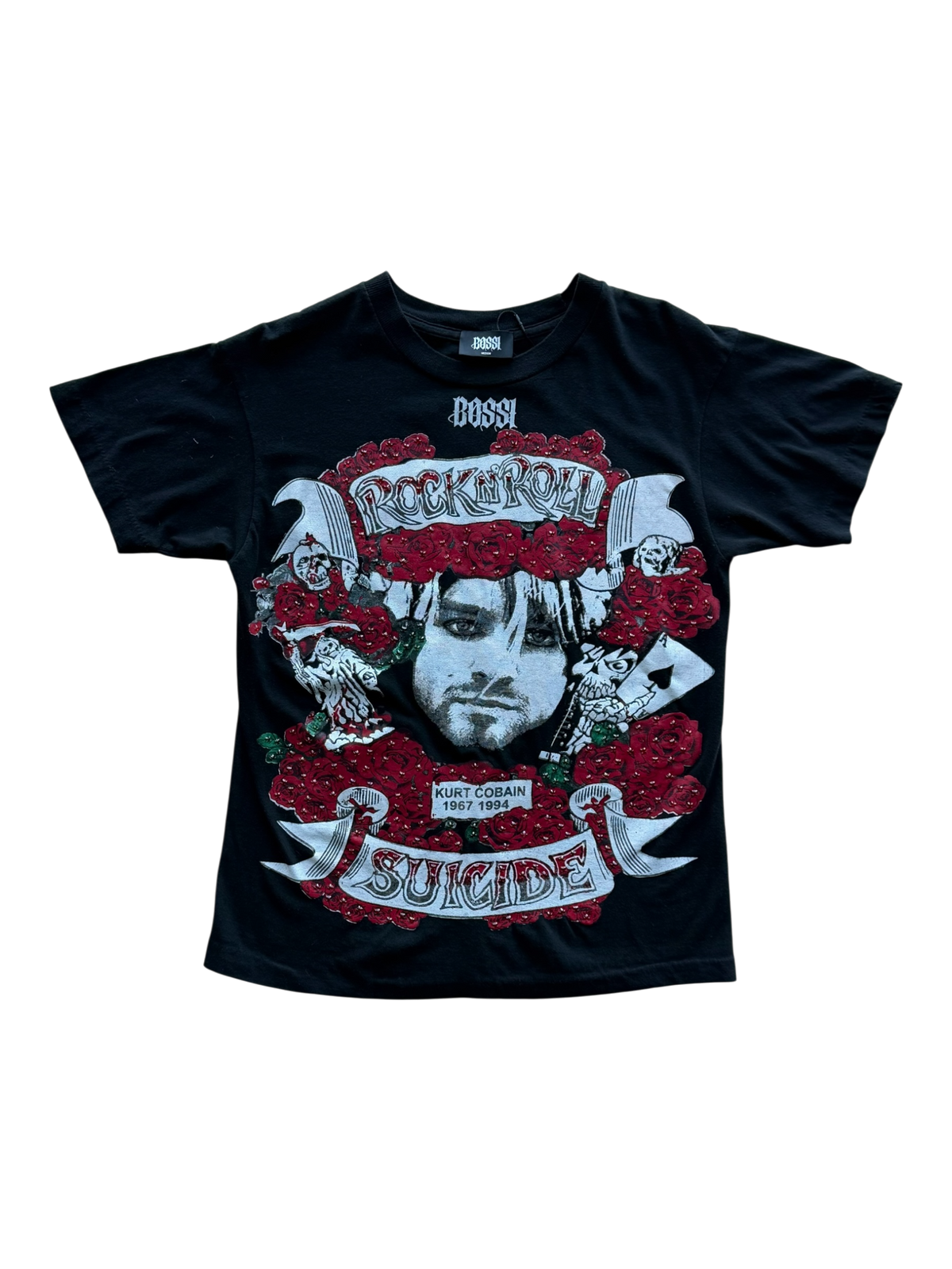 Kurt Cobain Vintage Rhinestone Tee