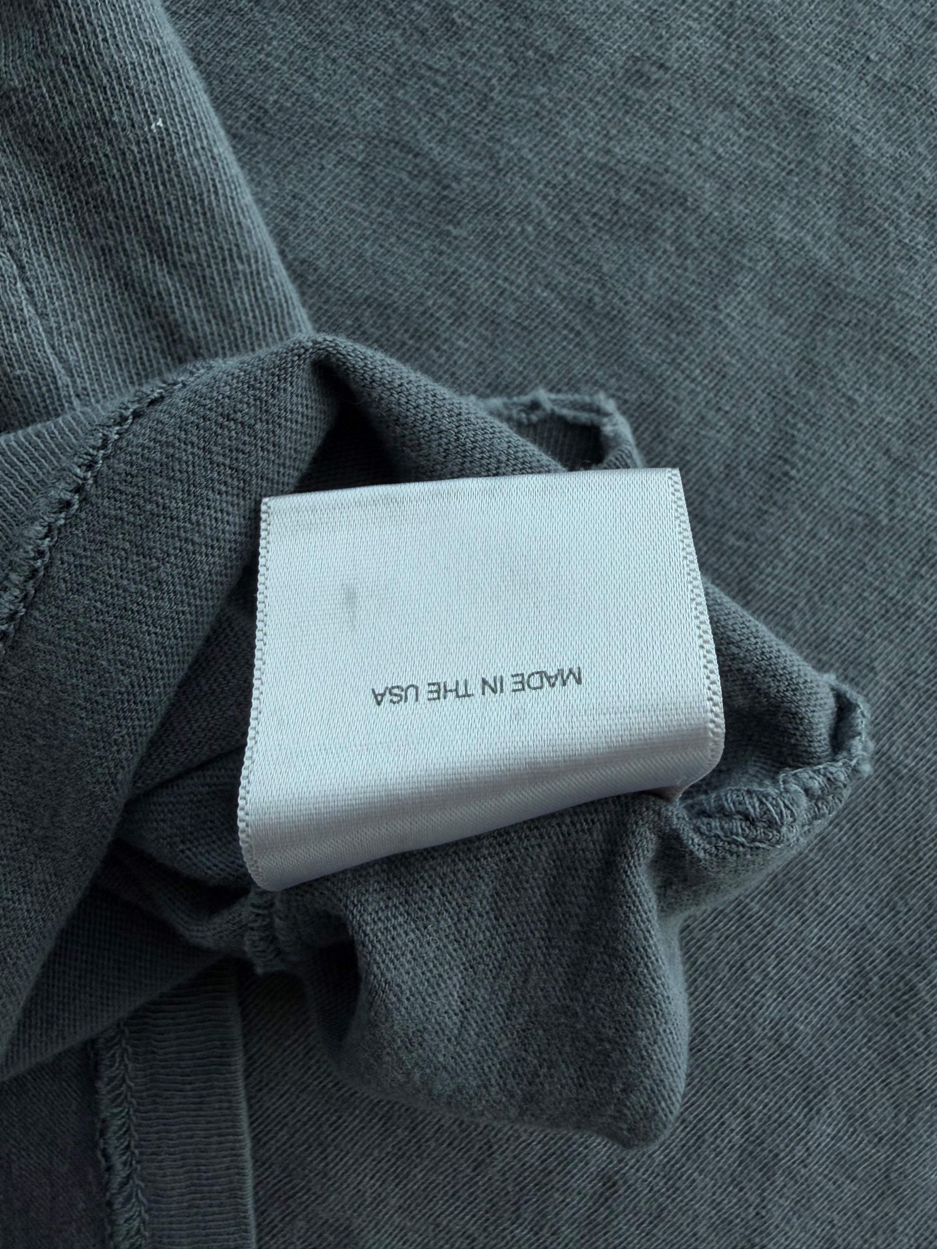 Distressed Logo Tee Grey