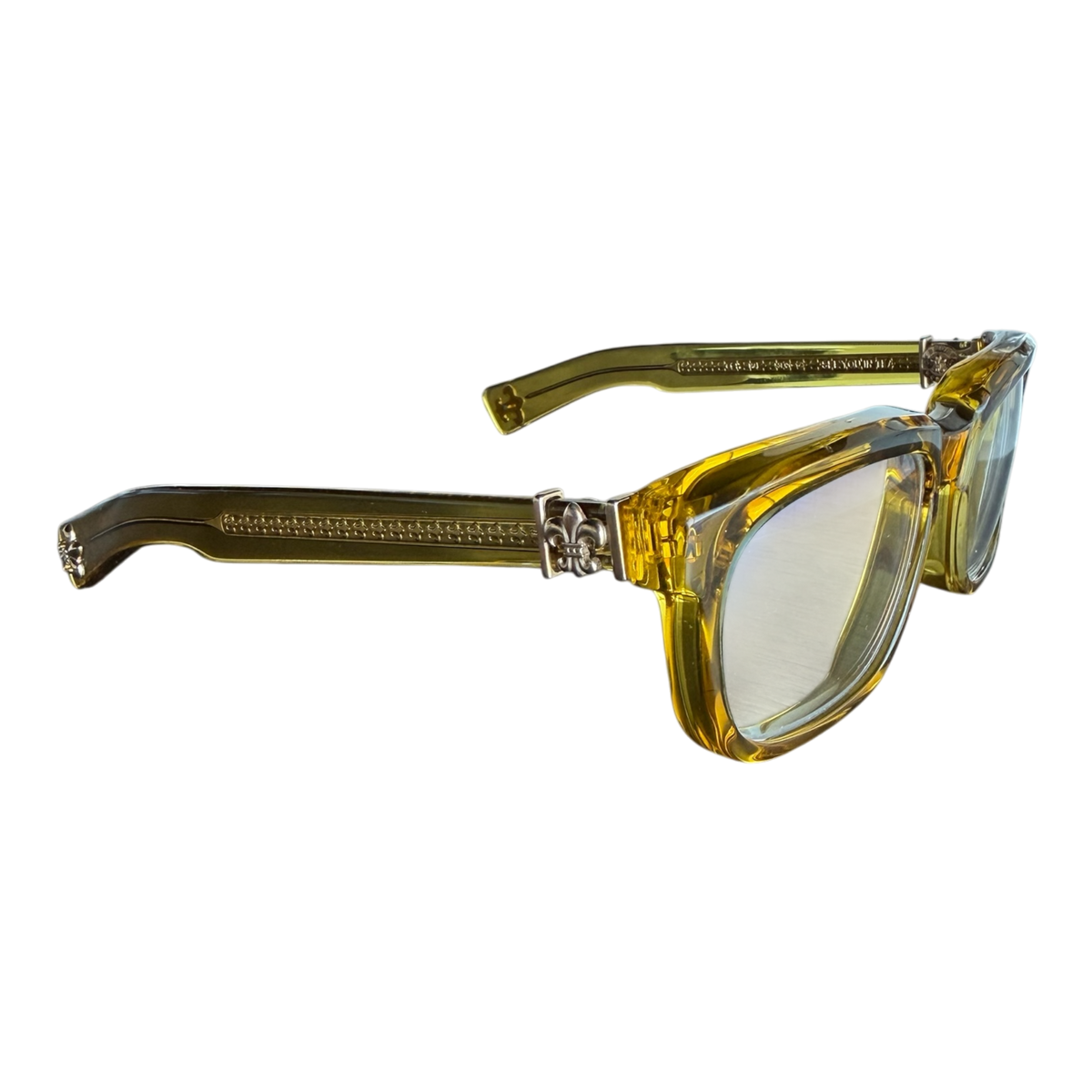 See You In Tea Glasses Clear Yellow