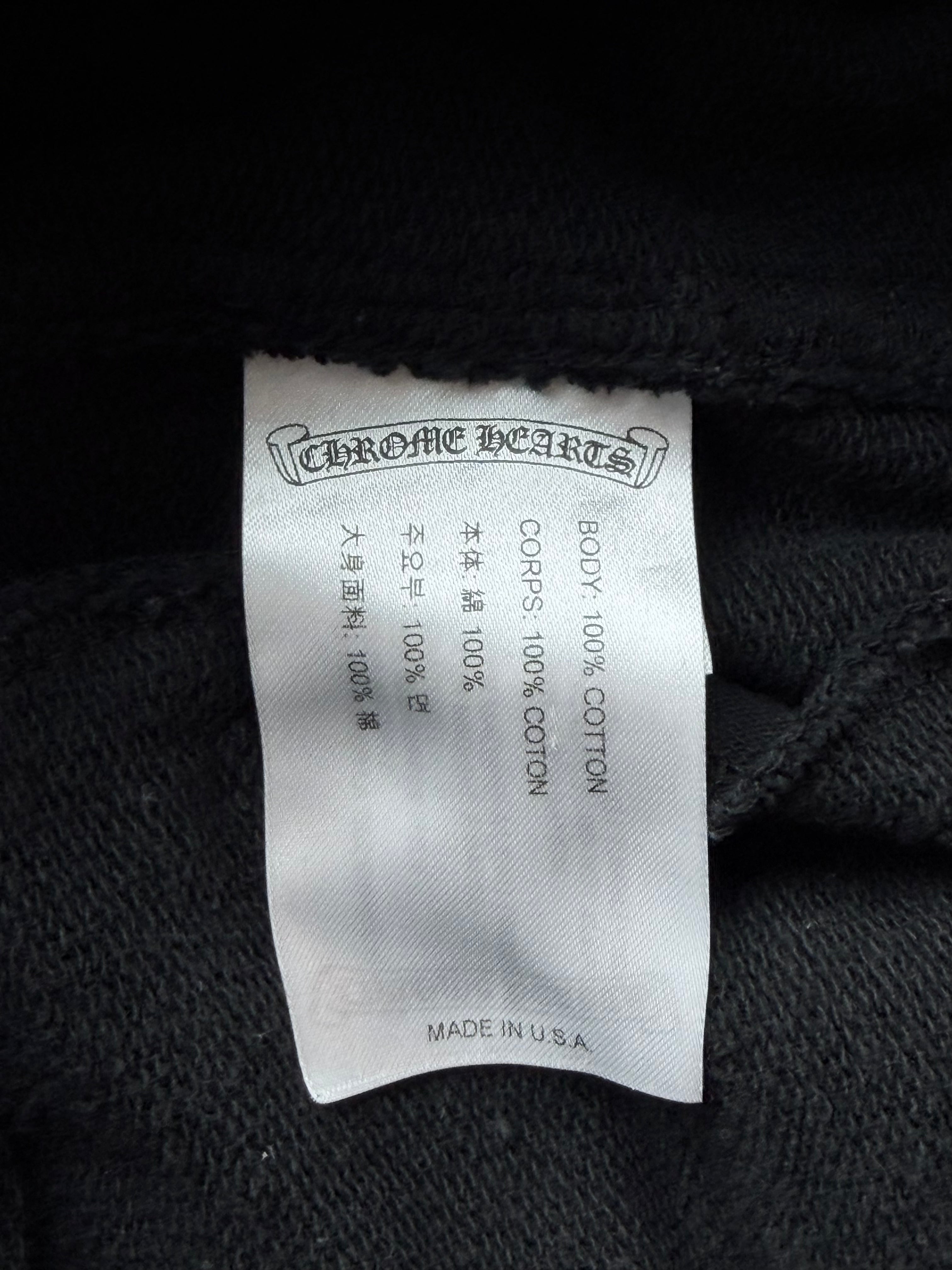 Cemetery Cross Print Shorts Black