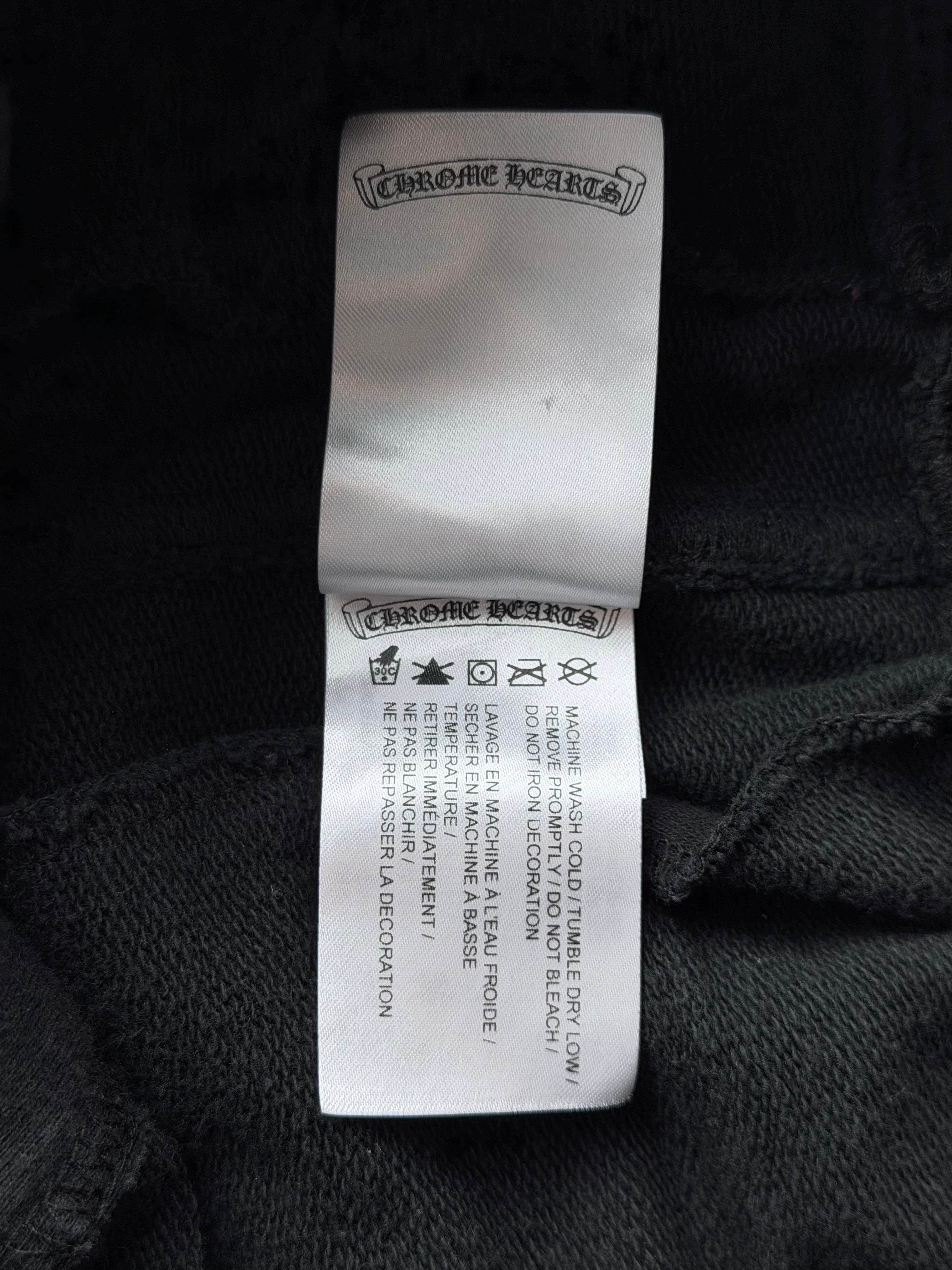 Cemetery Cross Print Shorts Black