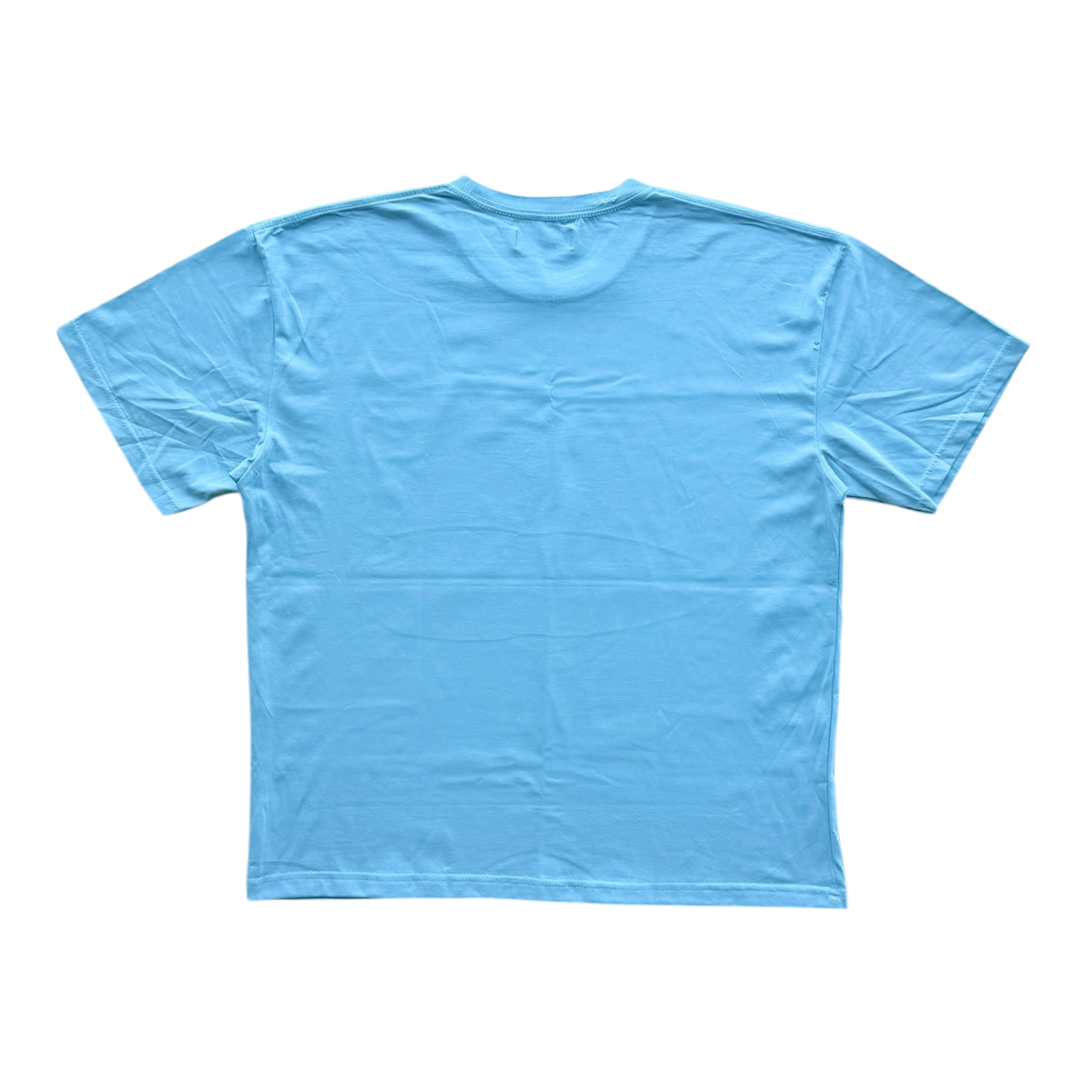 Nine to Five Distressed Tee Blue