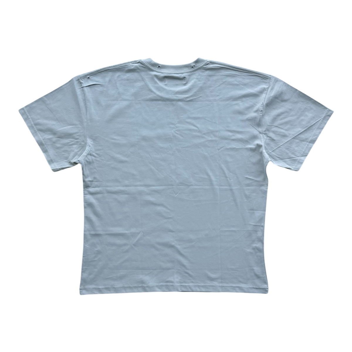 Nine to Five Distressed Tee Grey