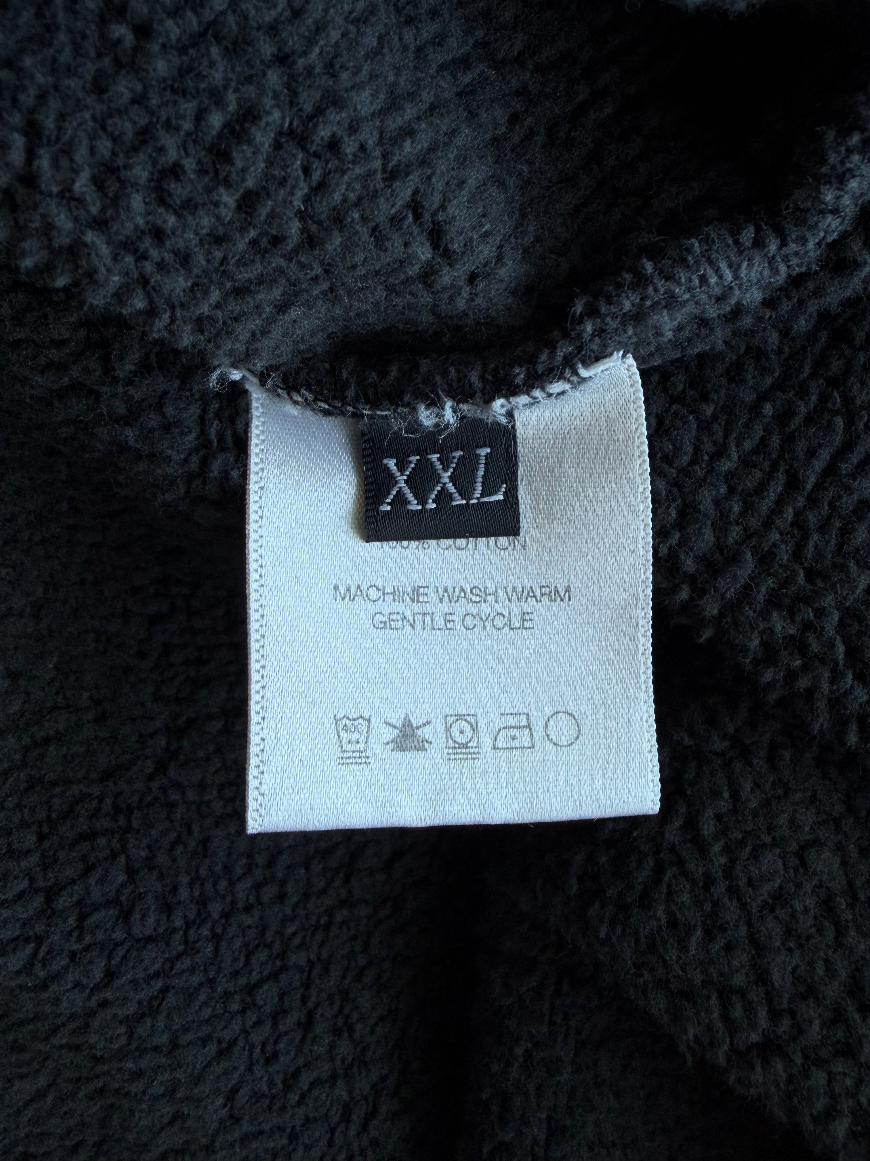 Russian Chorus Zip Hoodie Faded Black