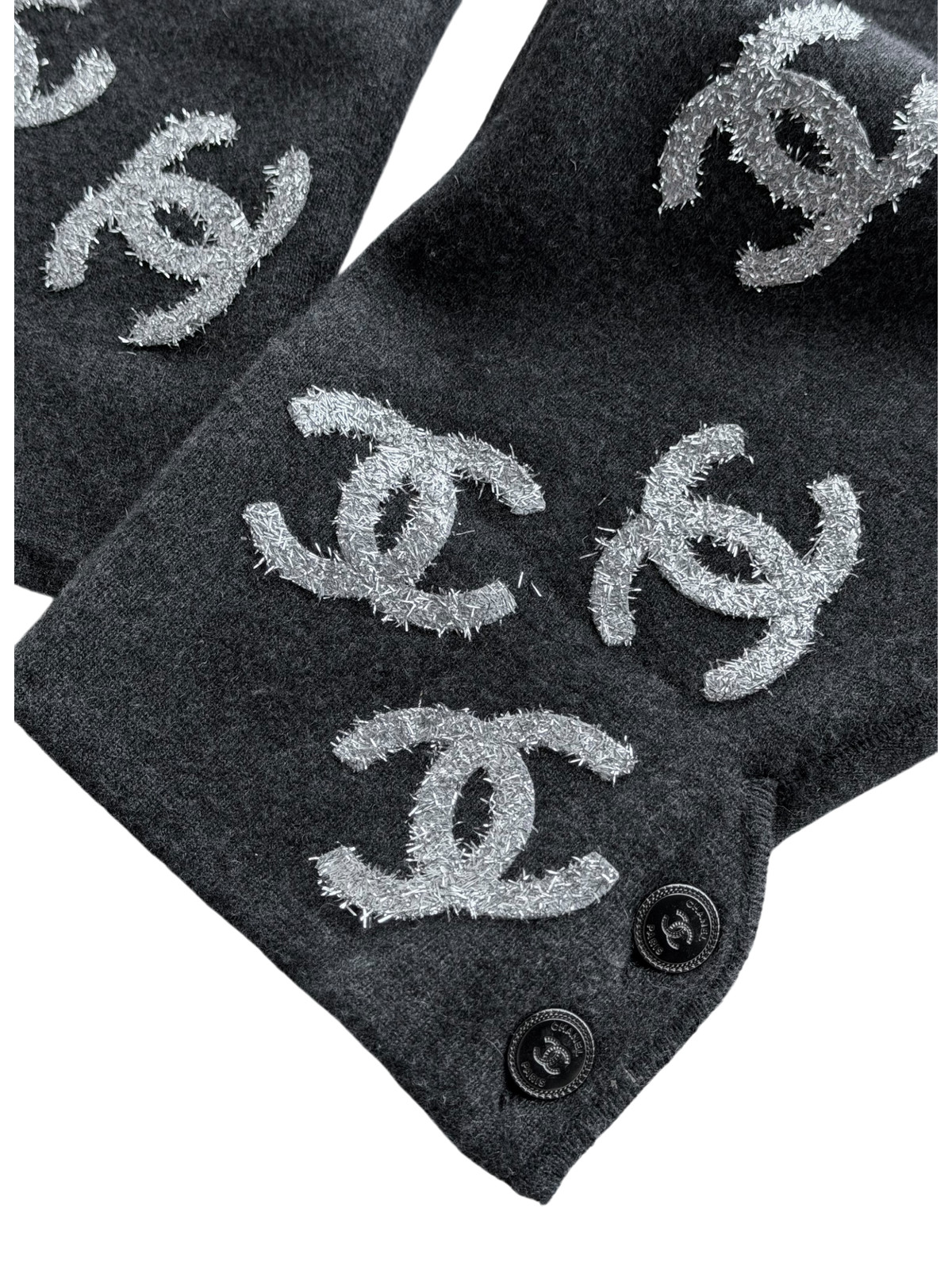 CC Logo Cashmere Sweatpants Grey