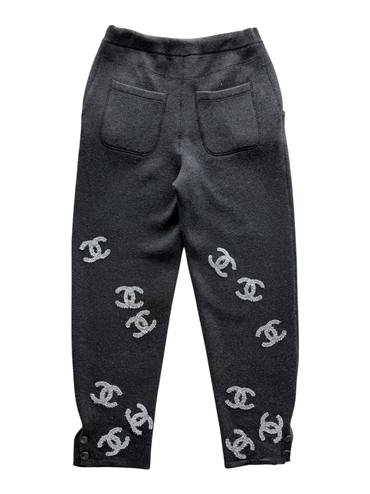 CC Logo Cashmere Sweatpants Grey