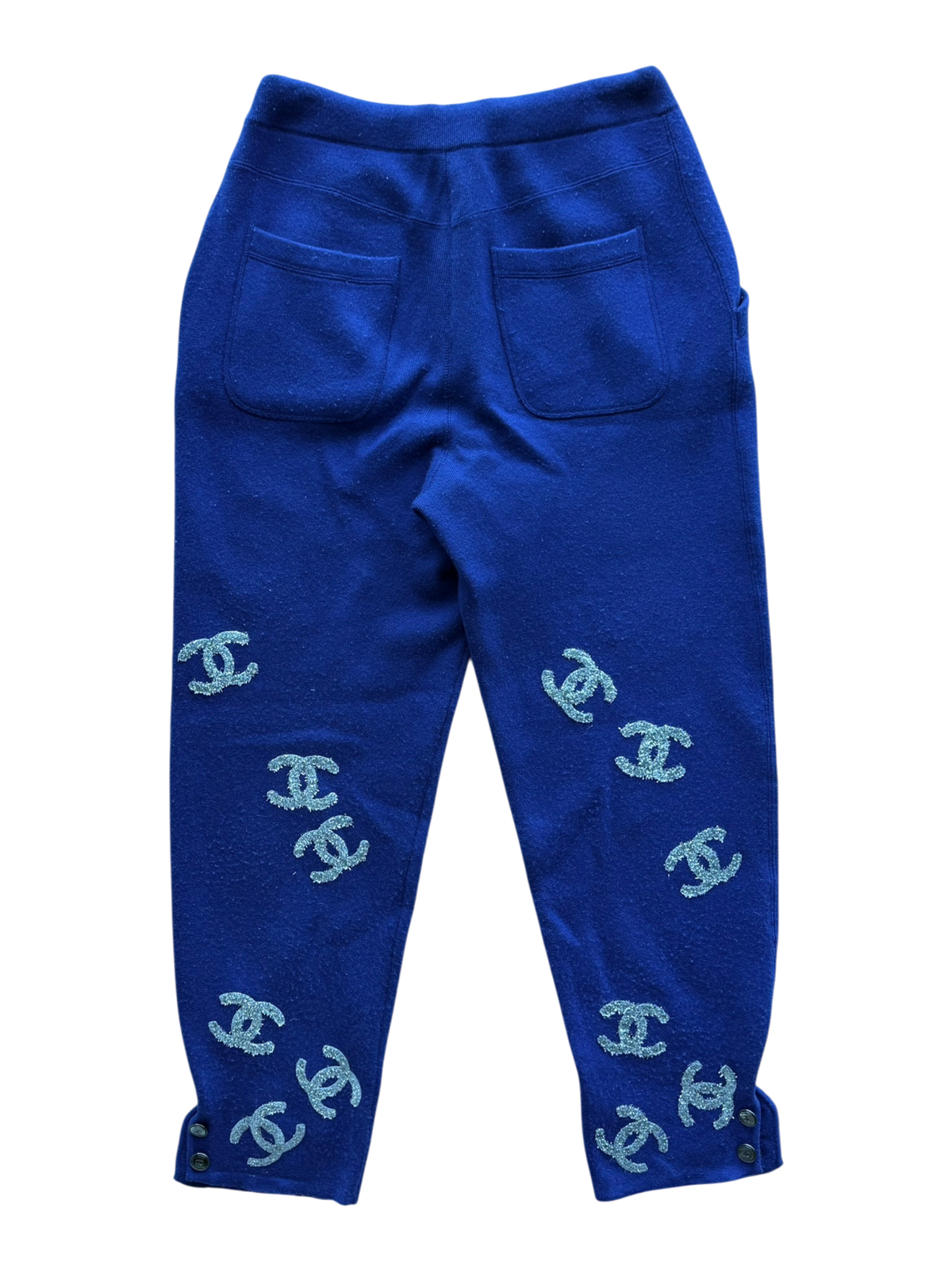 CC Logo Cashmere Sweatpants Blue