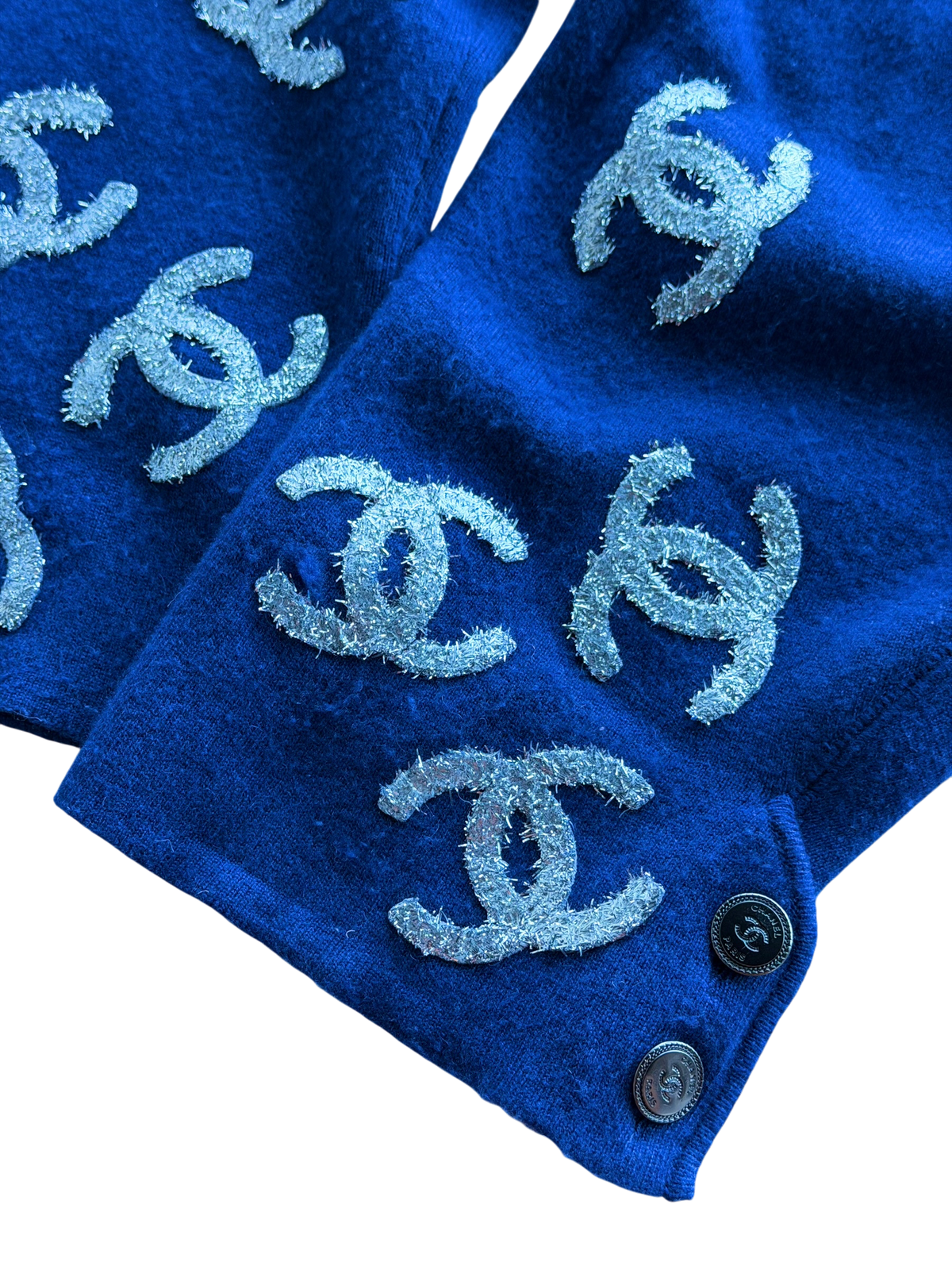 CC Logo Cashmere Sweatpants Blue