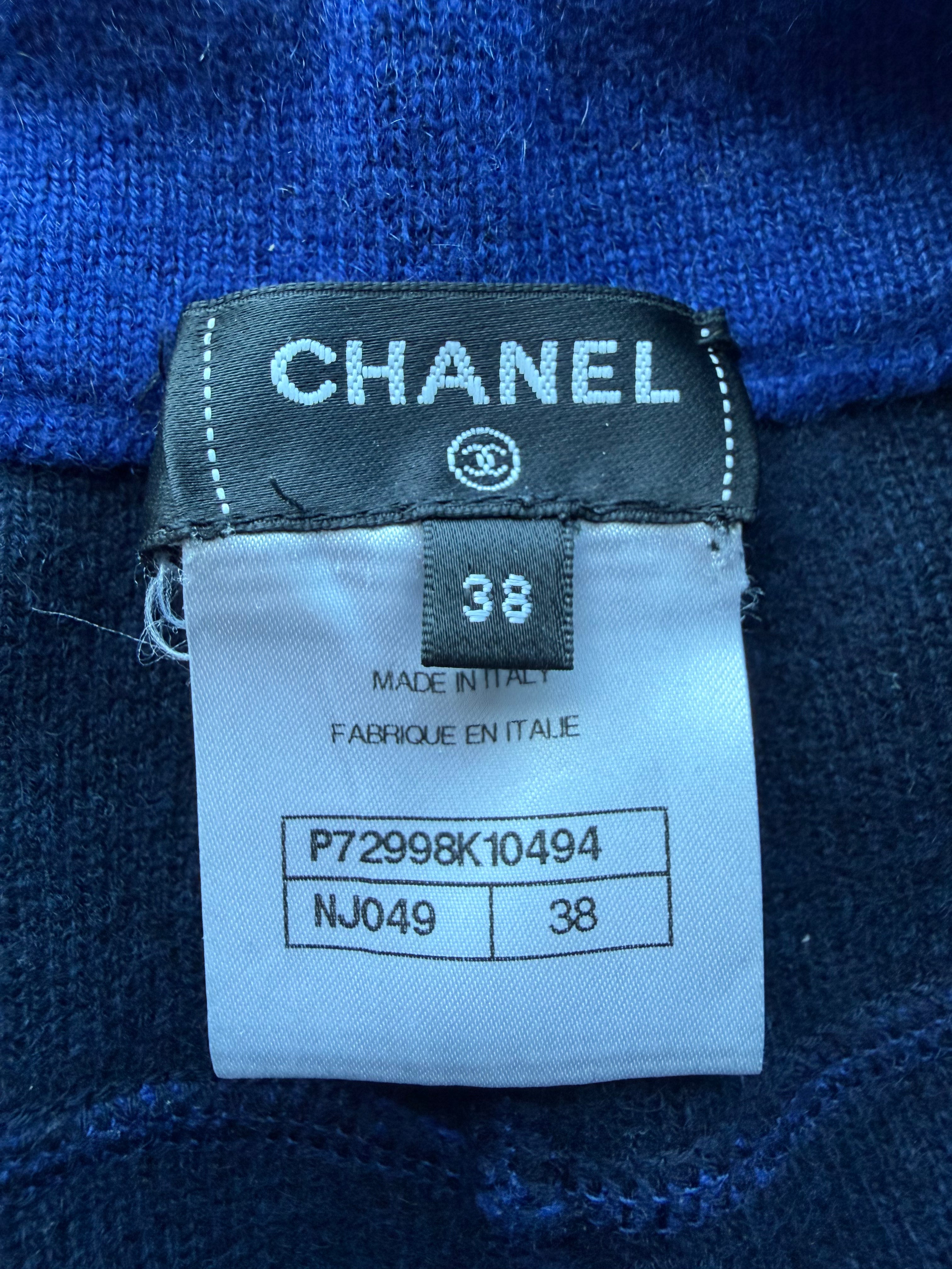 CC Logo Cashmere Sweatpants Blue