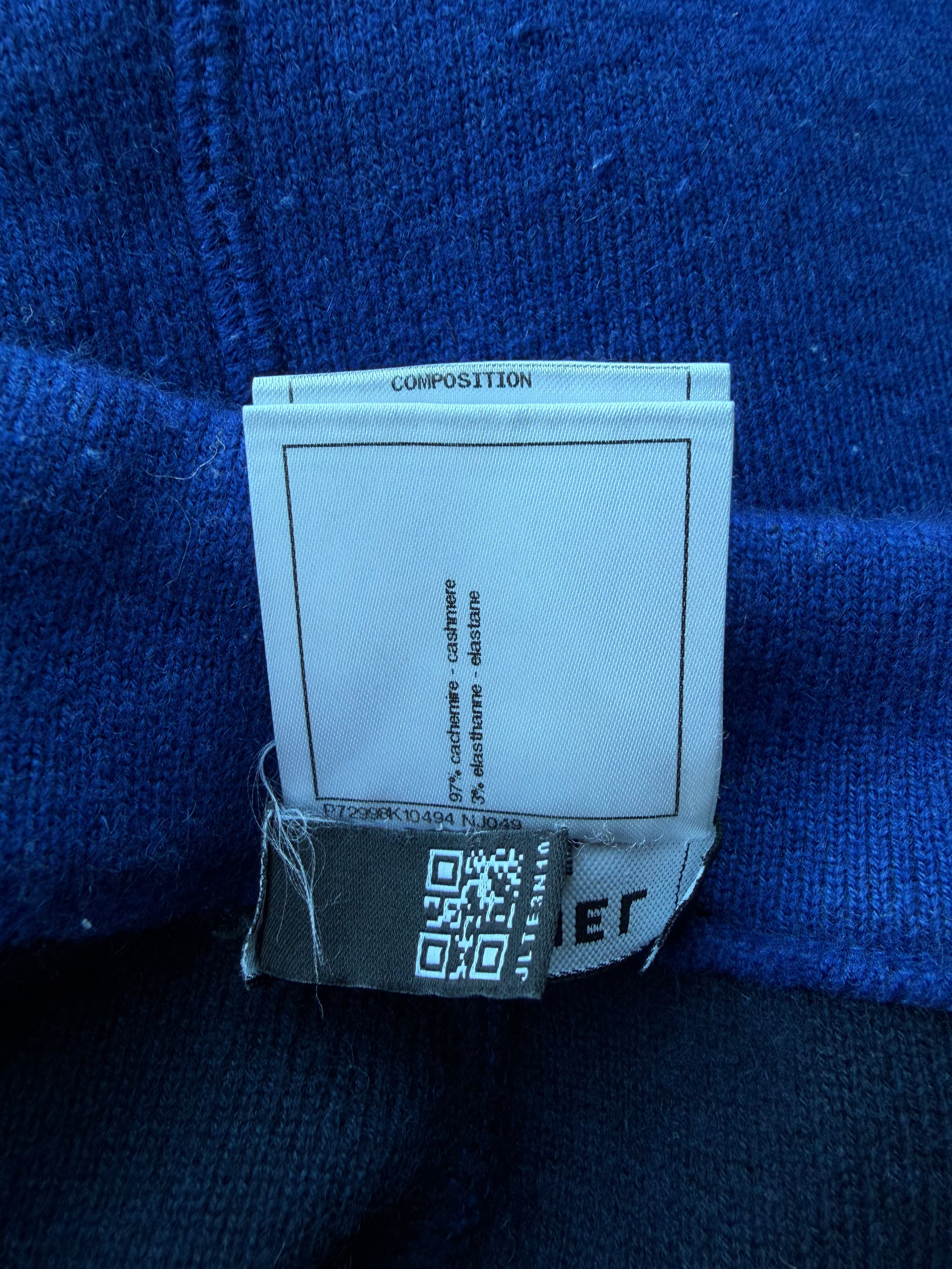 CC Logo Cashmere Sweatpants Blue