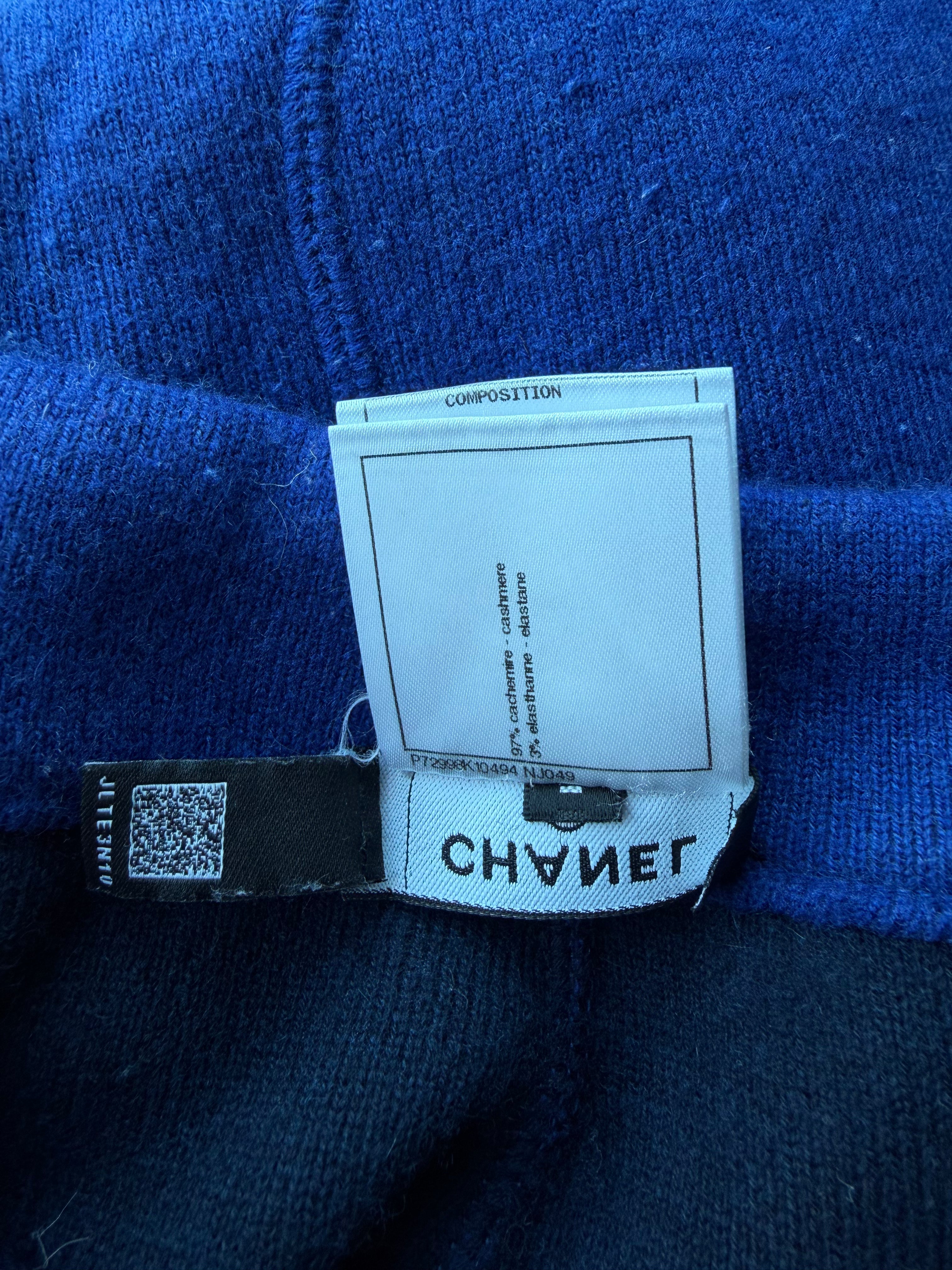 CC Logo Cashmere Sweatpants Blue