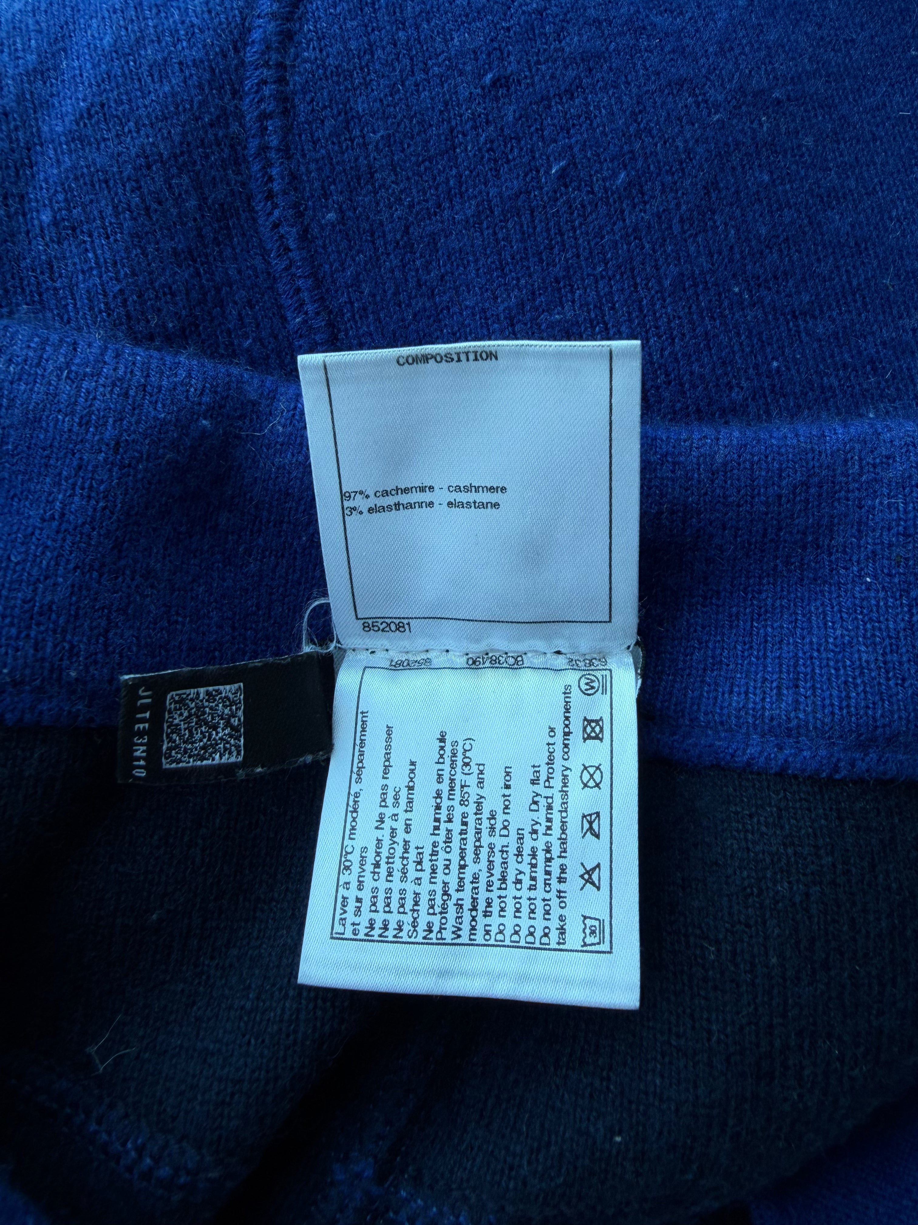CC Logo Cashmere Sweatpants Blue