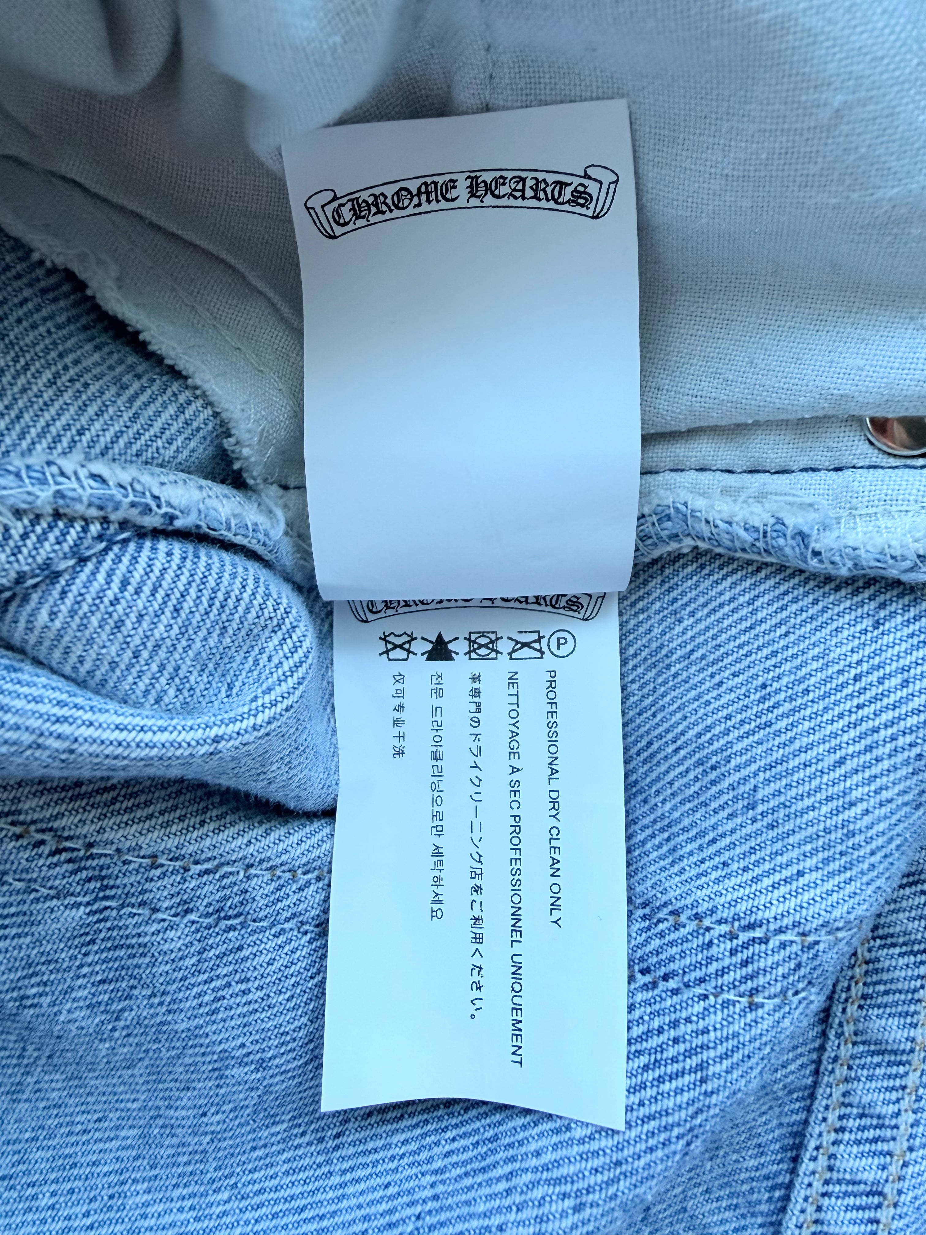 Levi's 517 Orange Tab Black Cross Patch Jeans