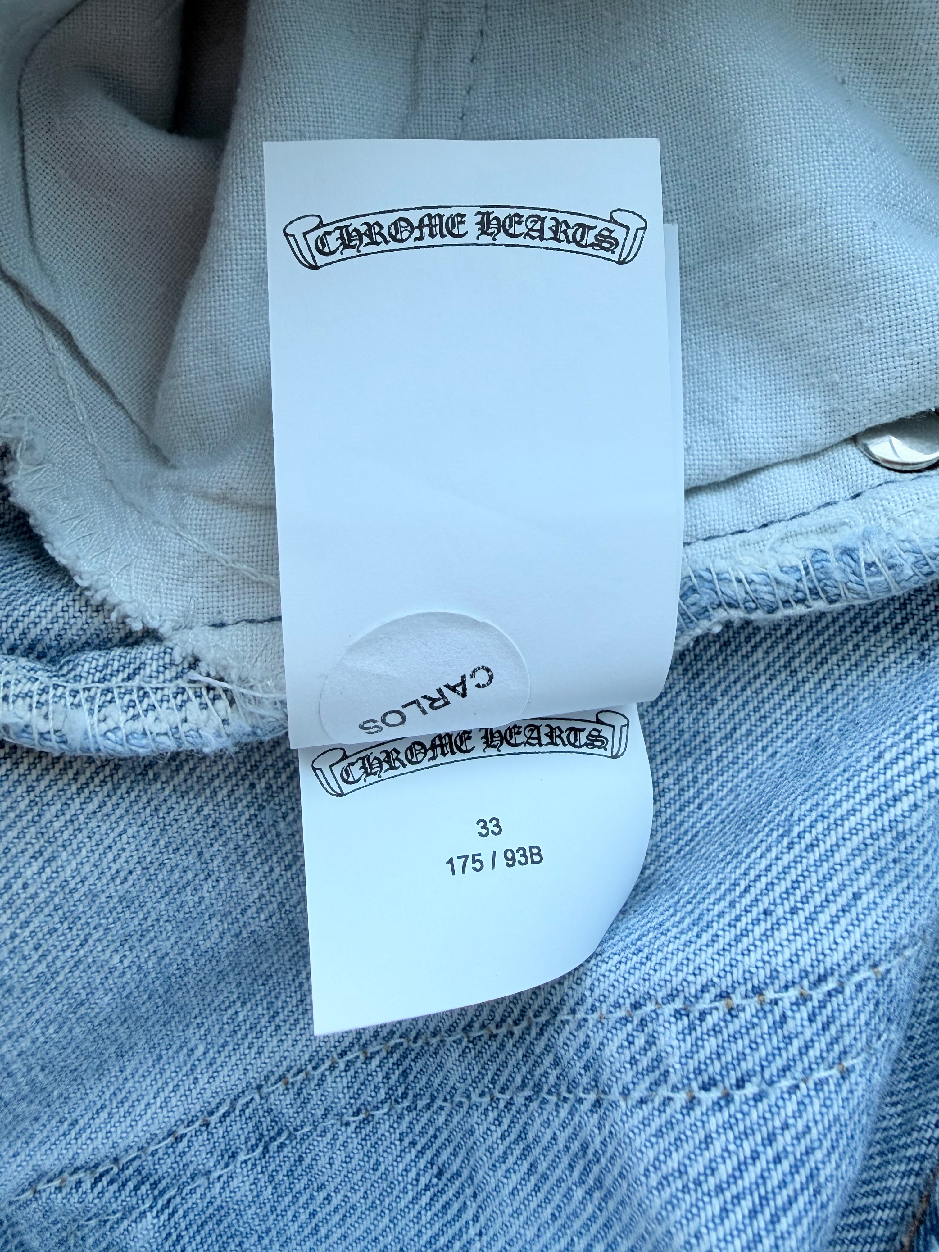 Levi's 517 Orange Tab Black Cross Patch Jeans