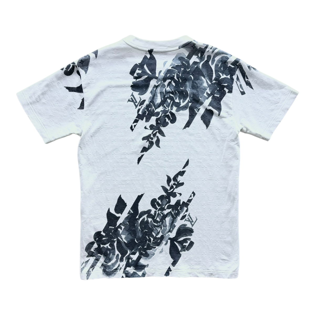 Floral Print Tee White