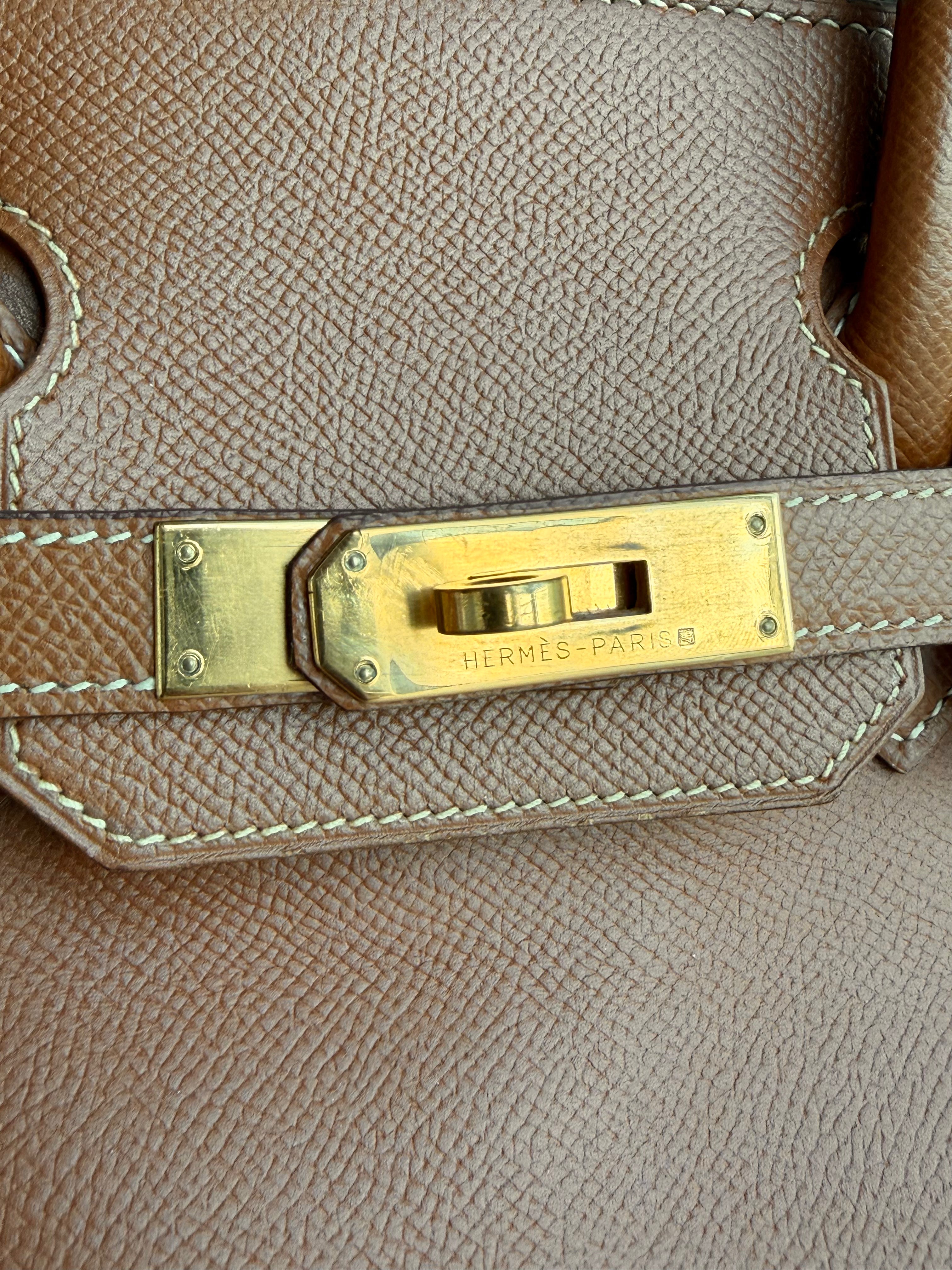 Brown Epsom & Gold Hardware Birkin 30