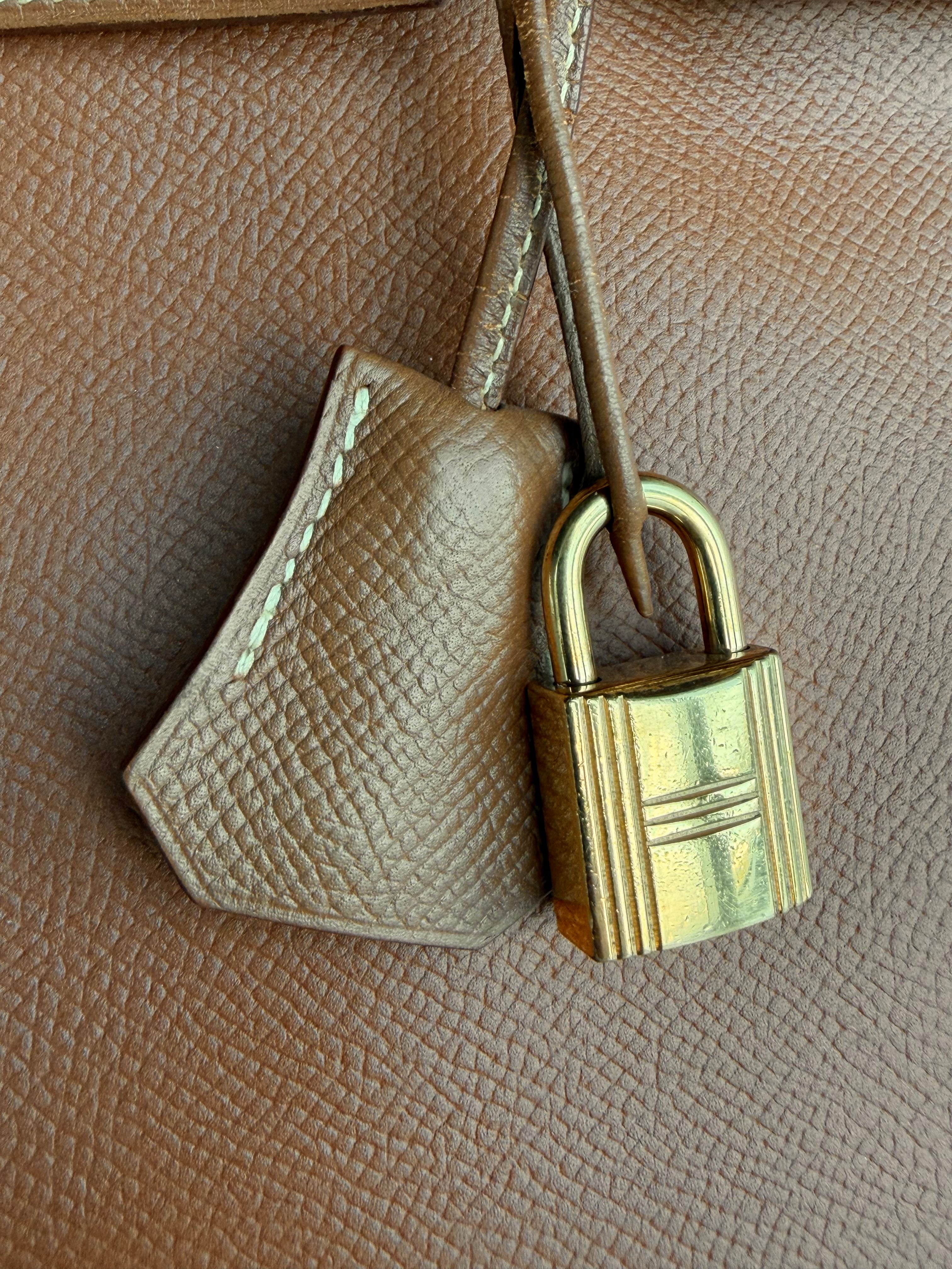 Brown Epsom & Gold Hardware Birkin 30