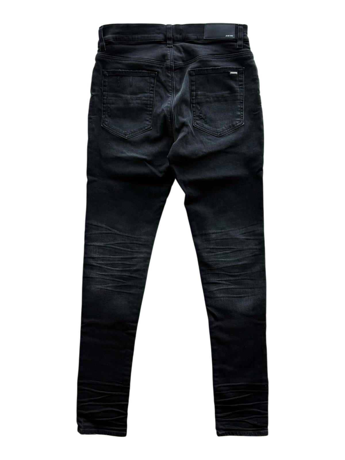 MX1 Red Suede Patch Jean Black