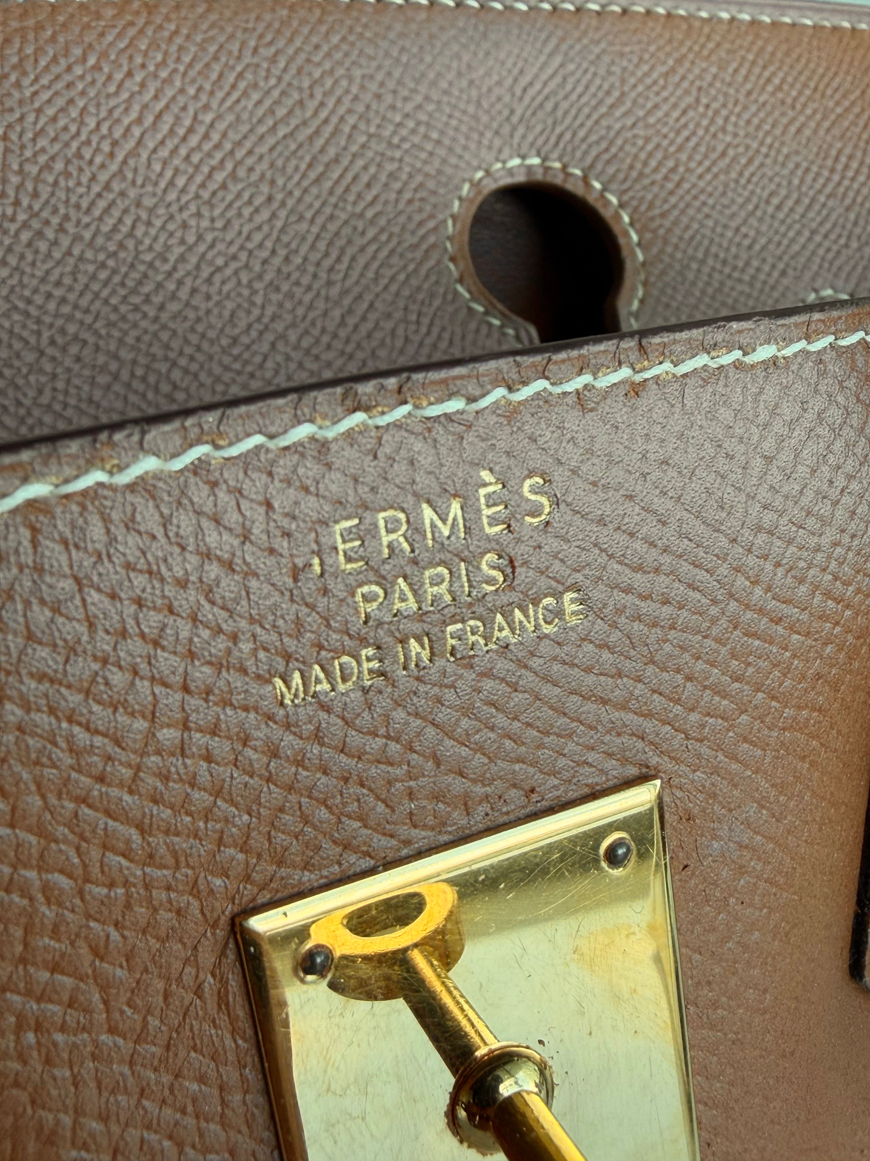 Brown Epsom & Gold Hardware Birkin 30