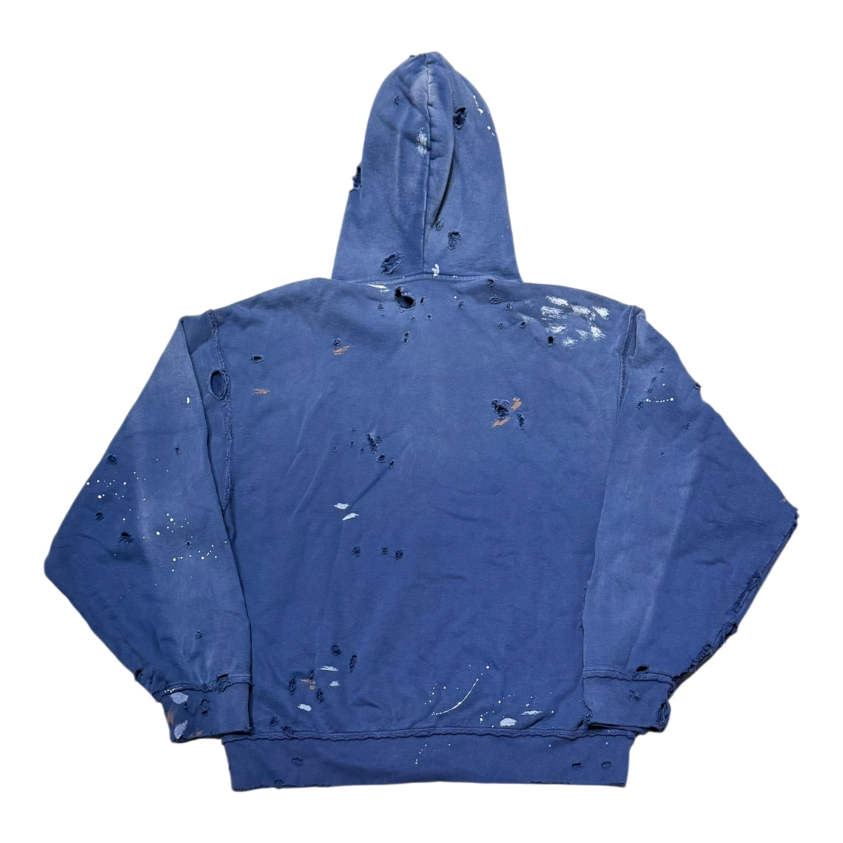 Luke Fleece Hoodie Blue