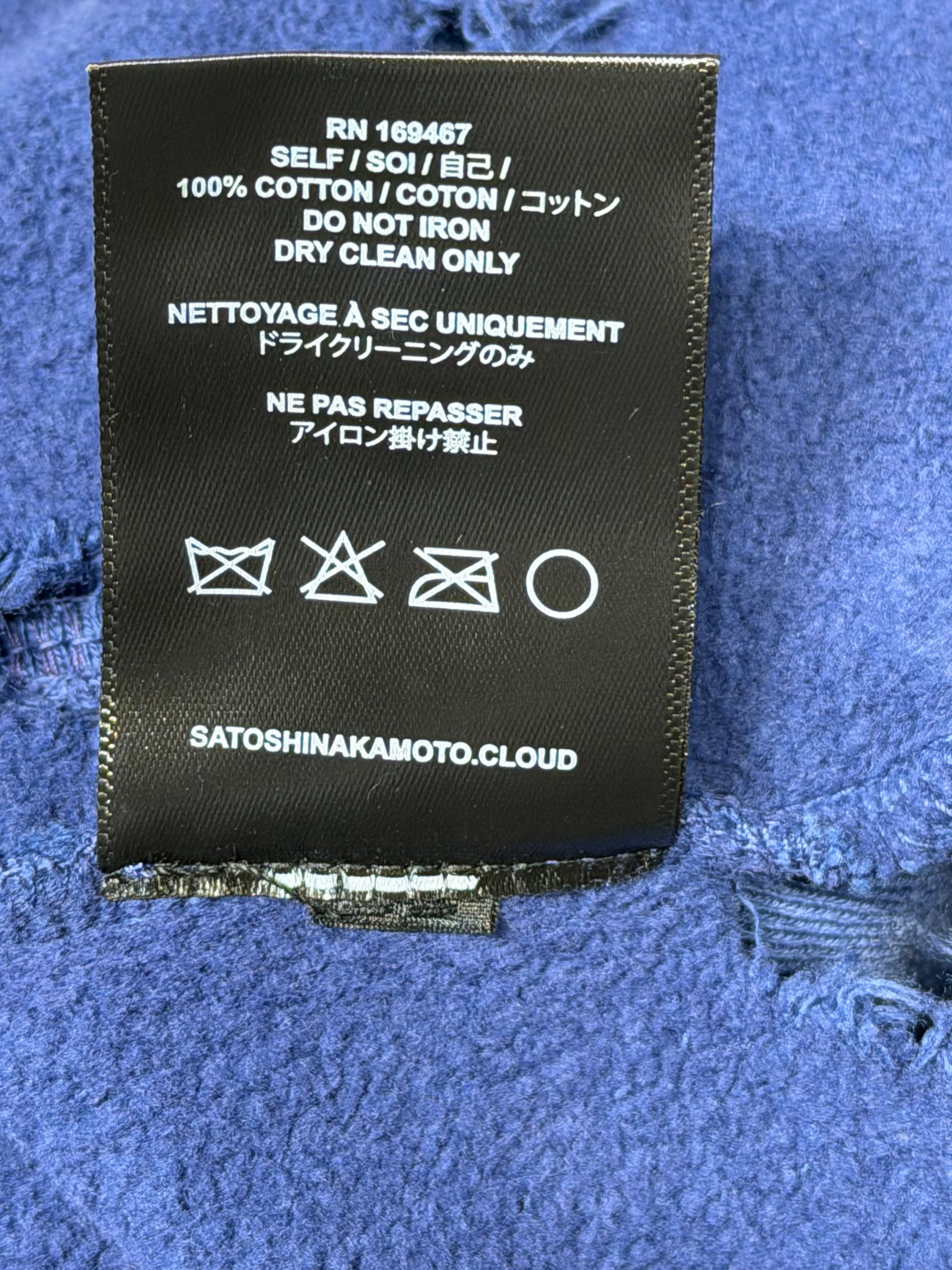 Luke Fleece Hoodie Blue